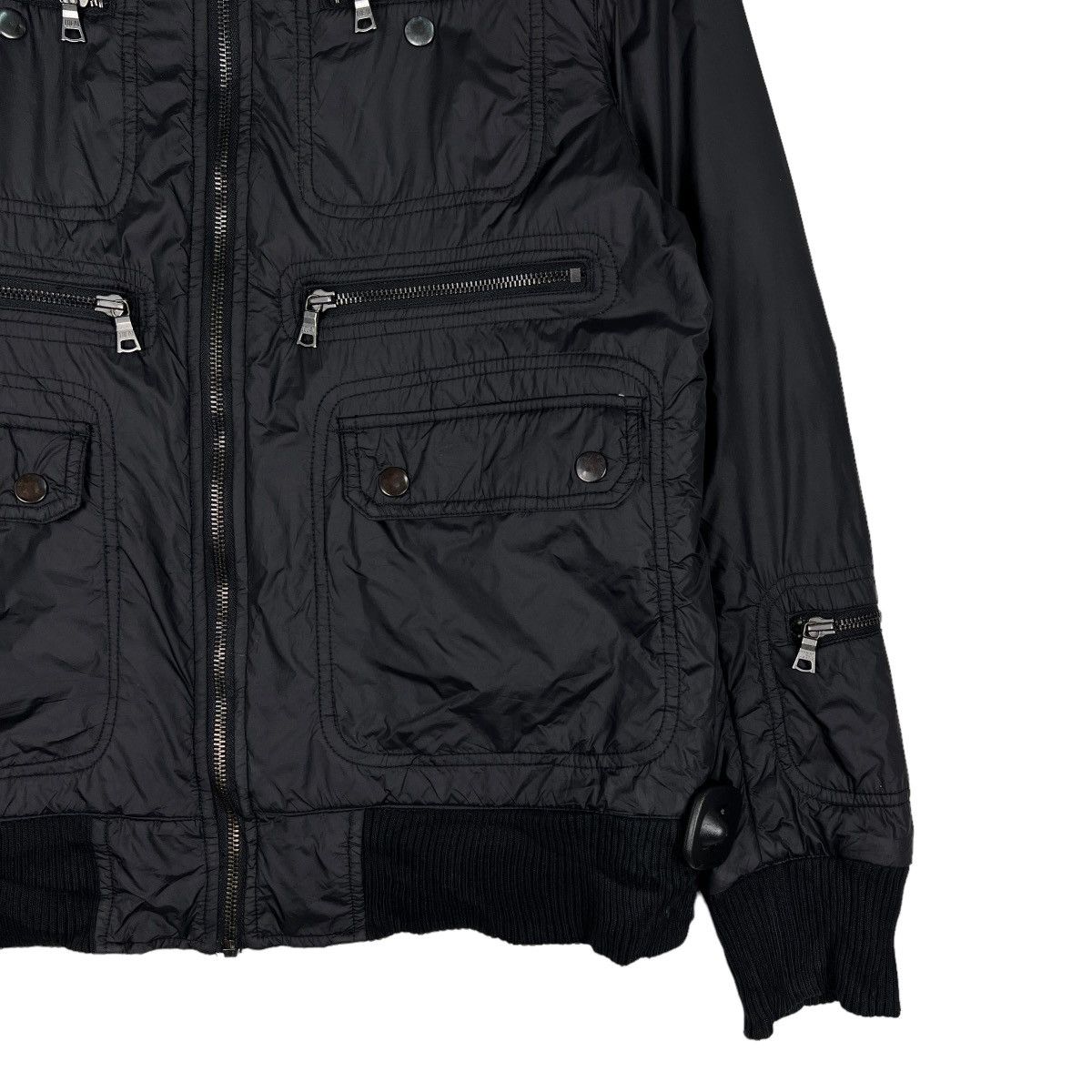 Edifice Japan 🔥 EDIFICE ZIPPER MULTI POCKET SURVIVAL BOMBER JACKET Size US M / EU 48-50 / 2 - 5 Thumbnail
