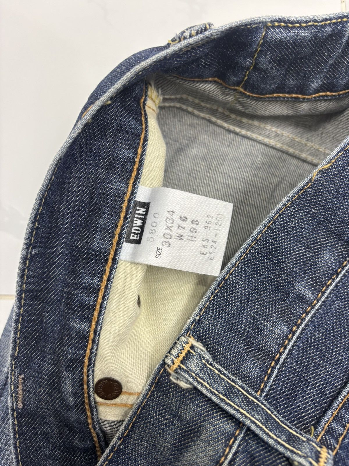 Edwin 🔥EDWIN 800sx FLARE JEANS DISTRESSED DENIM BOOTCUT JEANS Size US 28 / EU 44 - 11 Thumbnail