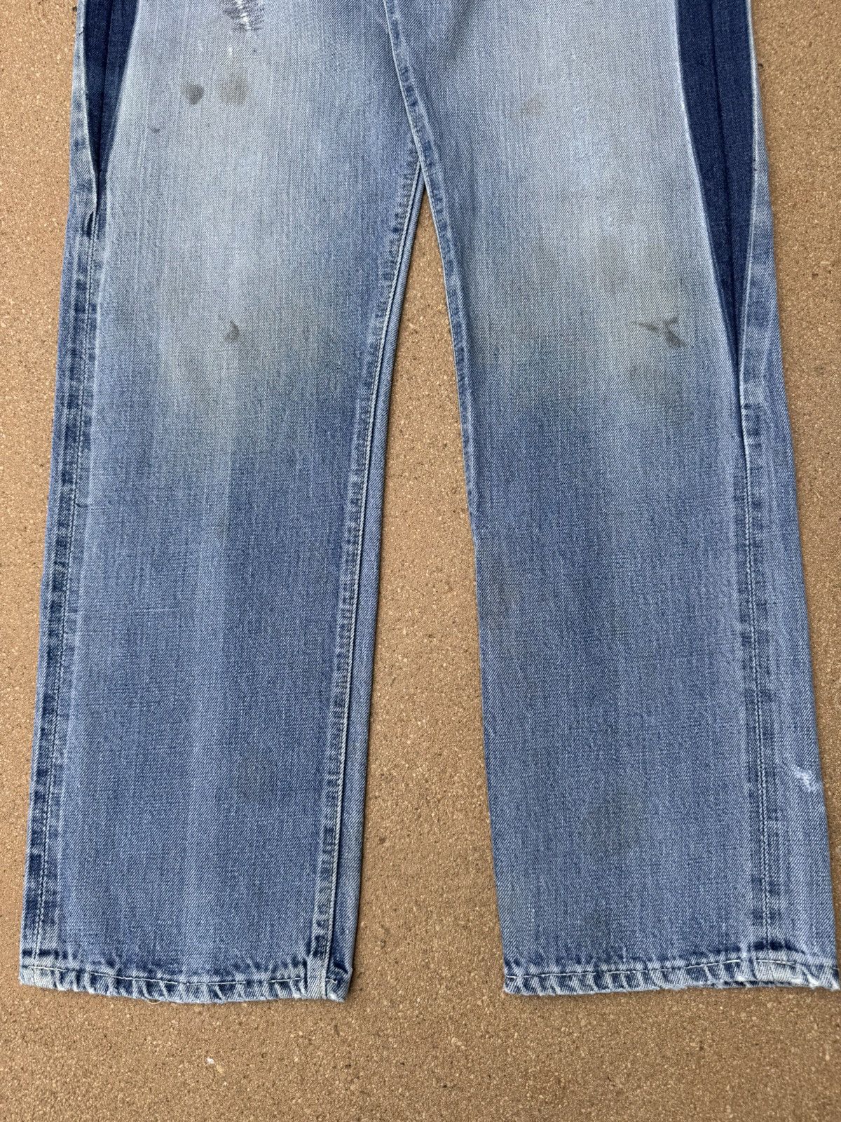 Levi's × Vintage Vtg 70’s Levis 501xx Redline Selvedge Distressed Jeans 29x28 Size US 29 - 4 Thumbnail