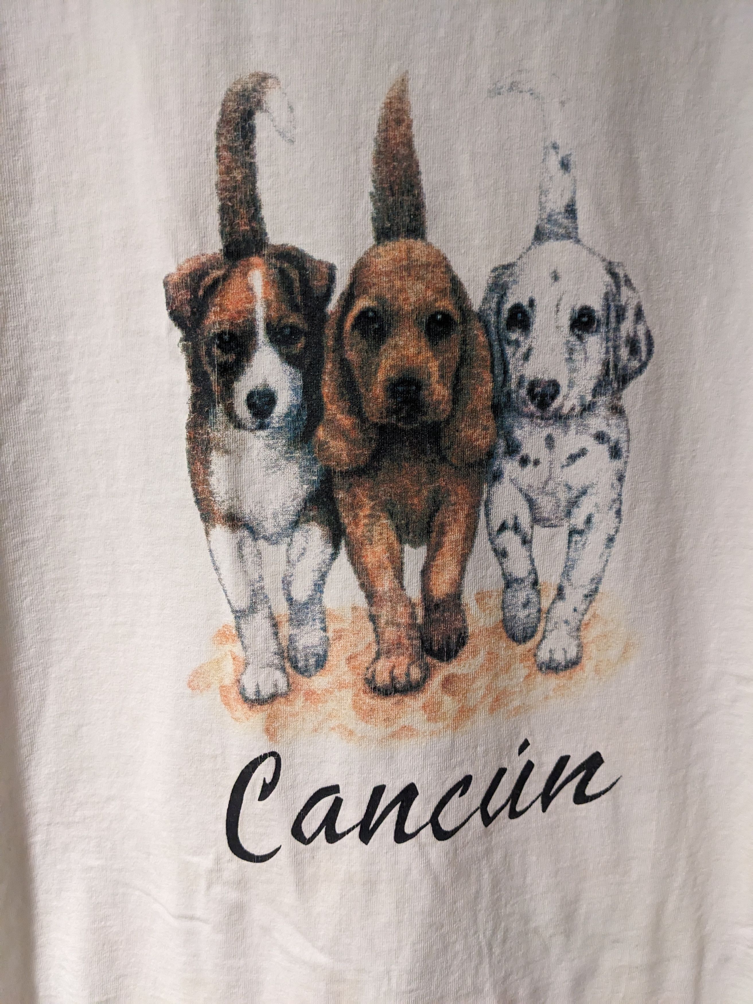 Vintage Vintage 90s Labrador Retriever Dalmatian Linda Lori T-Shirt Size US M / EU 48-50 / 2 - 2 Thumbnail