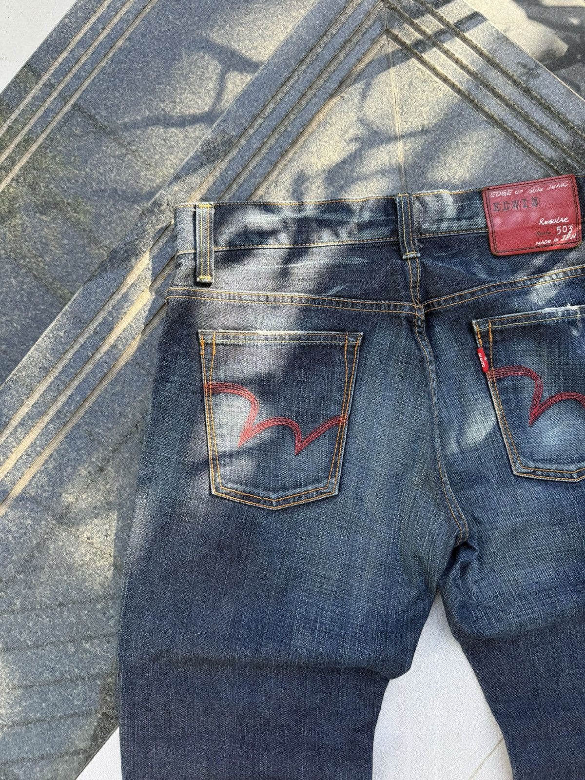 Other 90’s EDWIN RARE POCKET BACK LOGO RETRO Y2K CASUAL DENIM Size US 32 / EU 48 - 13 Thumbnail