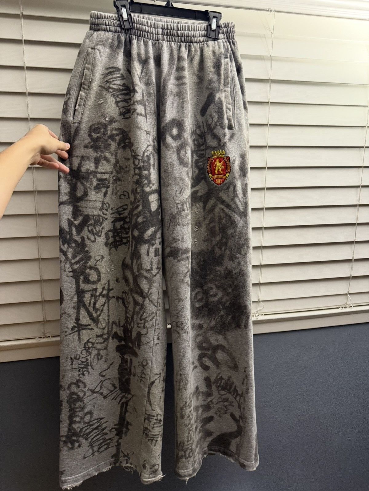 Balenciaga Graffiti Skater Sweatpant Grey