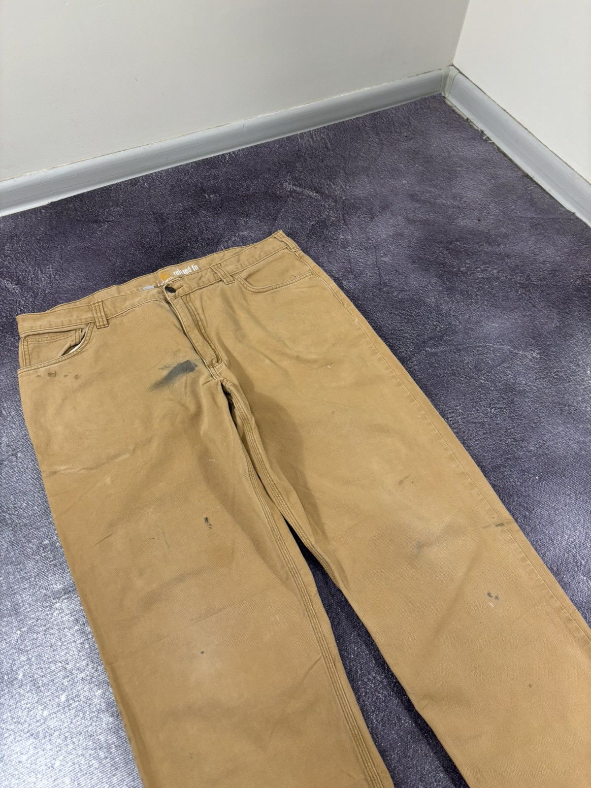 Carhartt Vintage Carhartt Y2K Orange Relaxed Fit American Hype Pants Size US 38 / EU 54 - 10 Thumbnail