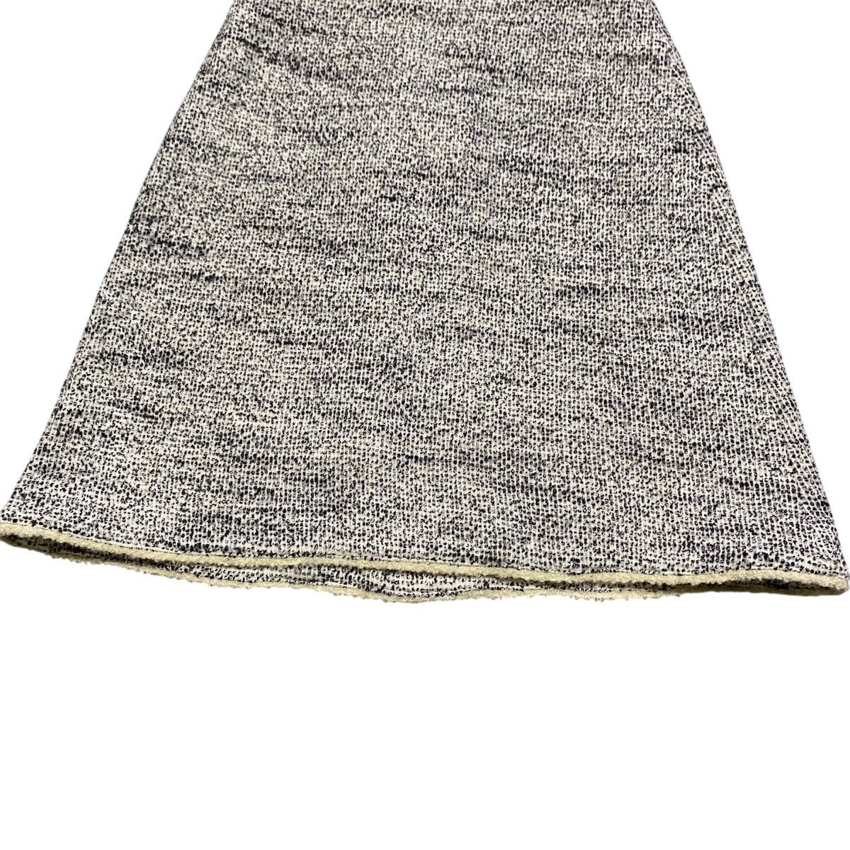 Theory Theory Made in Japan Black & White Tweed A-Line Skirt Size 27" / US 4 / IT 40 - 4 Thumbnail