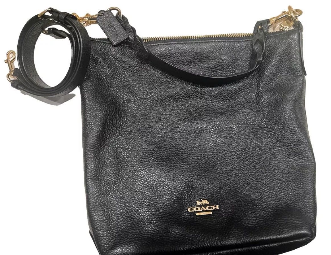 Other New CoachLuxury shoulder bag Crossbody Black Pebbled Leather Size ONE SIZE - 9 Thumbnail