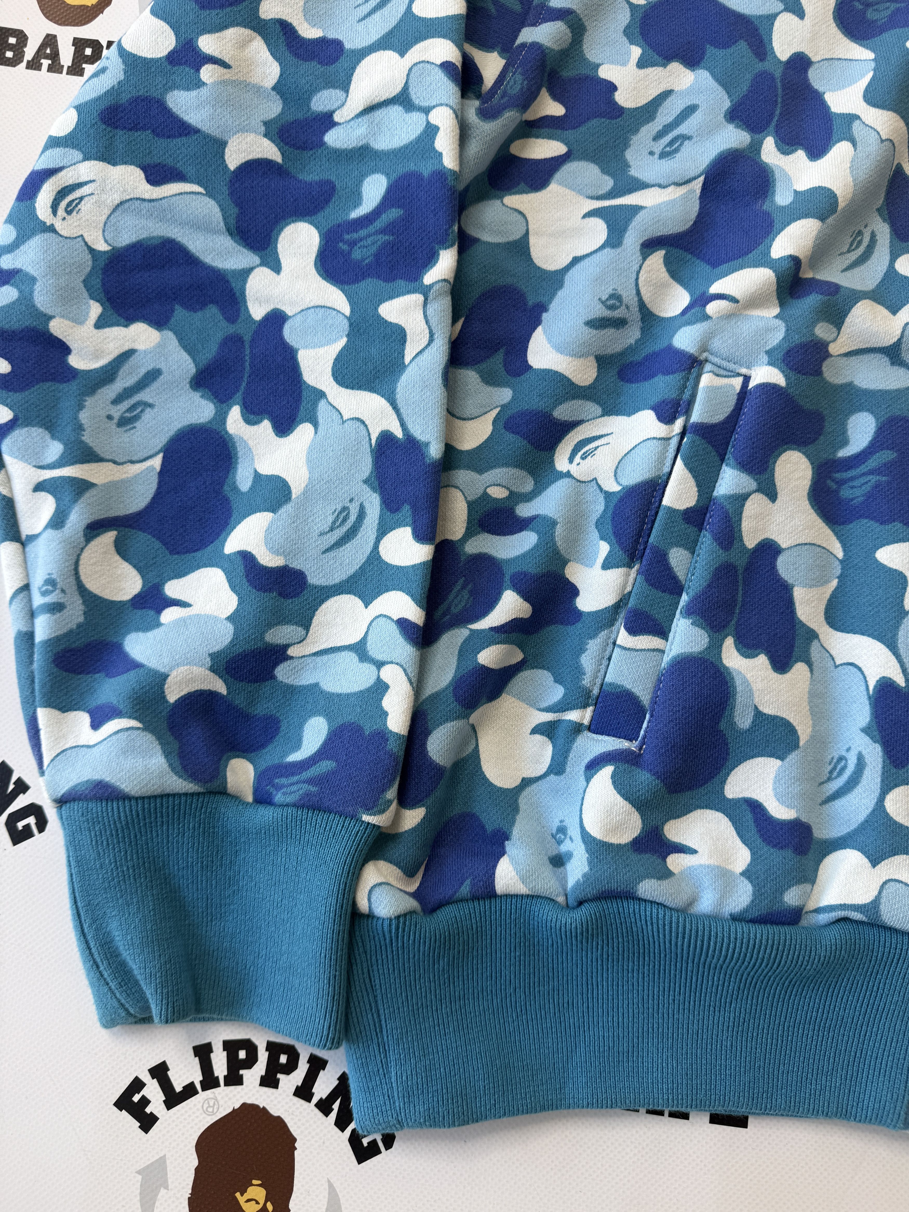 Bape BAPE NIGO FAVORITE SHOP ABC CAMO SWEAT VARSITY JACKET (2008) Size US L / EU 52-54 / 3 - 13 Thumbnail