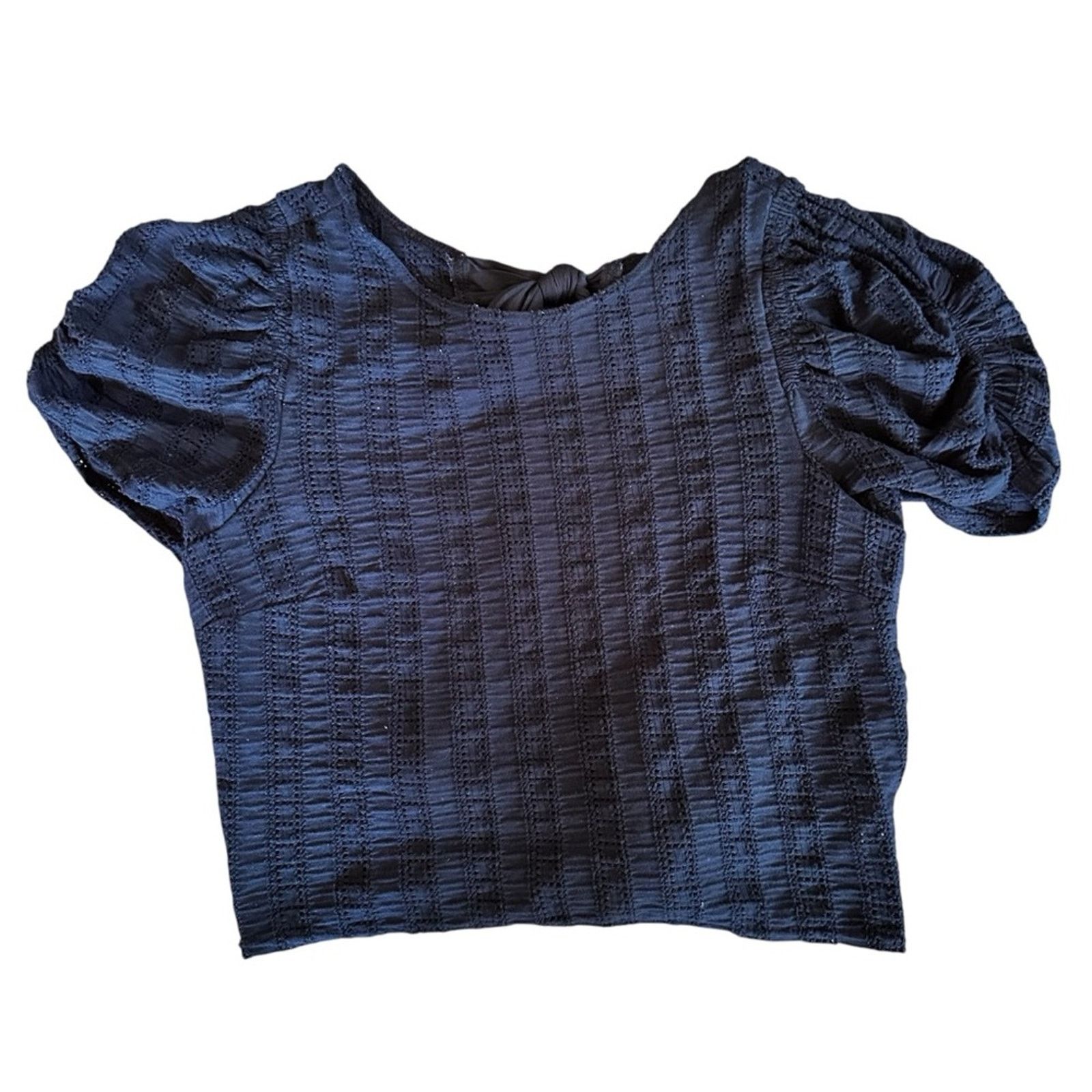 Free People Free People Star Struck Tee – Black – Size M – EUC Size M / US 6-8 / IT 42-44 - 6 Thumbnail