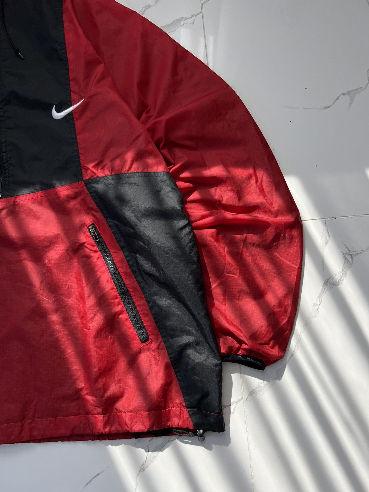 Nike × Vintage 90’s NIKE 1/2 ZIP RETRO TRACK ANORAK JACKET SWOOSH LOGO Y2K Size US XL / EU 56 / 4 - 2 Thumbnail