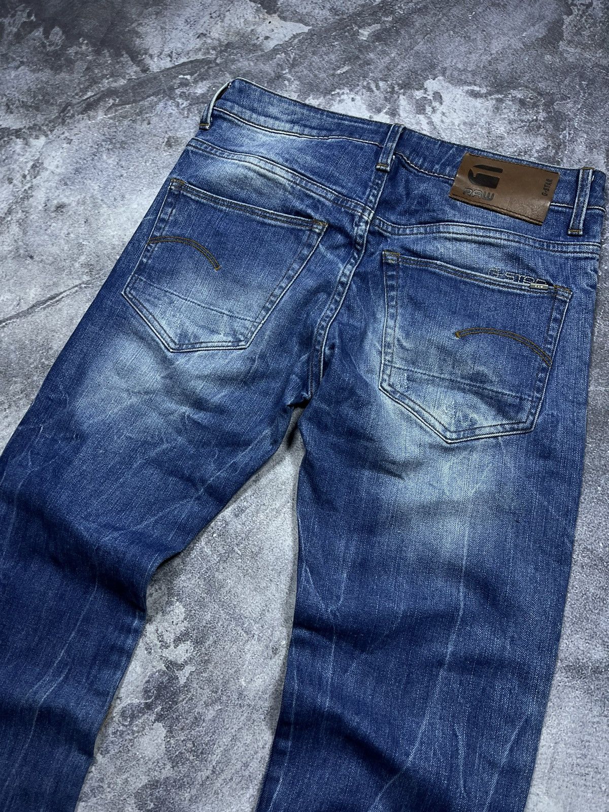 G-Star G-Star RAW Jeans Denim Vintage Streetwear Y2K Pashanim Size US 29 - 3 Thumbnail