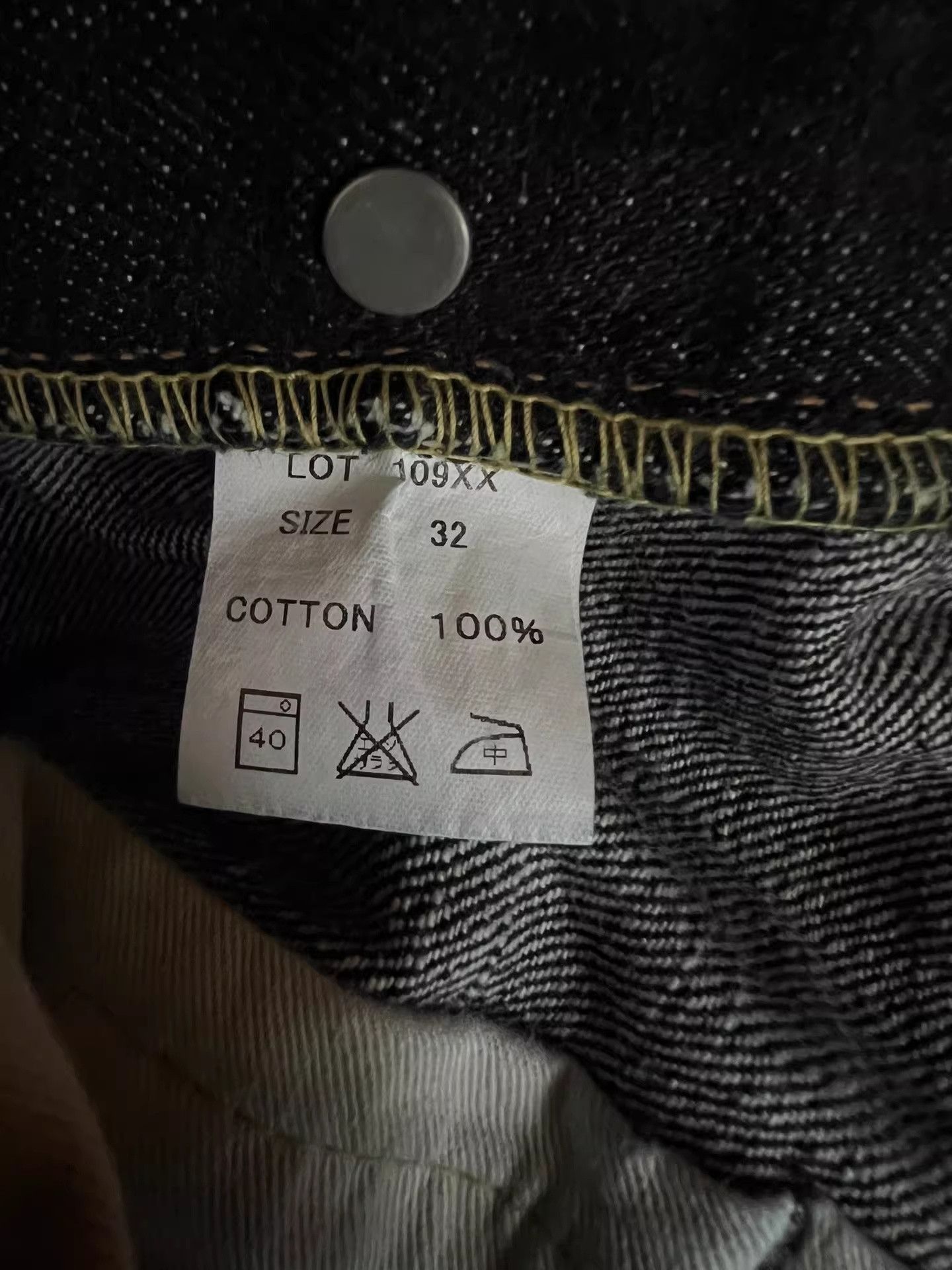 Full Count & Co. FullCount 1109xx Raw Denim Jeans Size US 32 / EU 48 - 8 Thumbnail