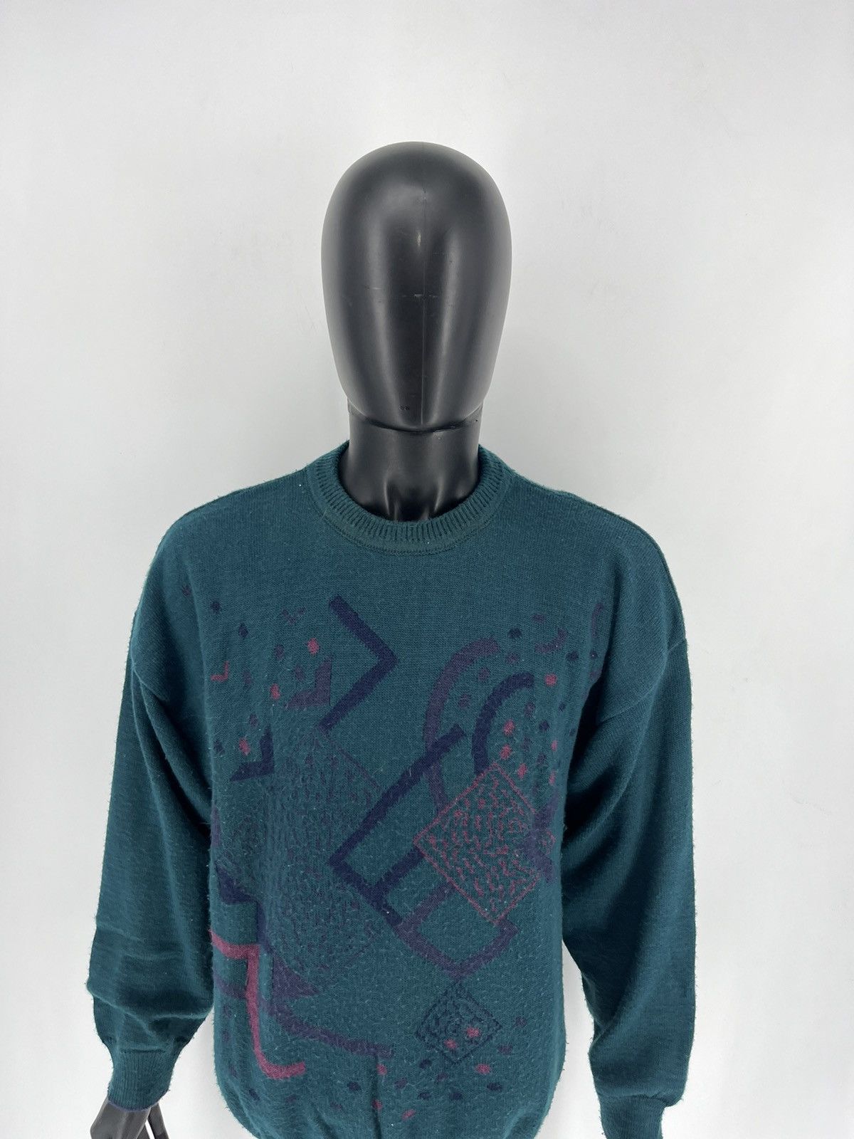 Vintage Vintage 90s Wool Sweater Oversize Made in Size US L / EU 52-54 / 3 - 5 Thumbnail