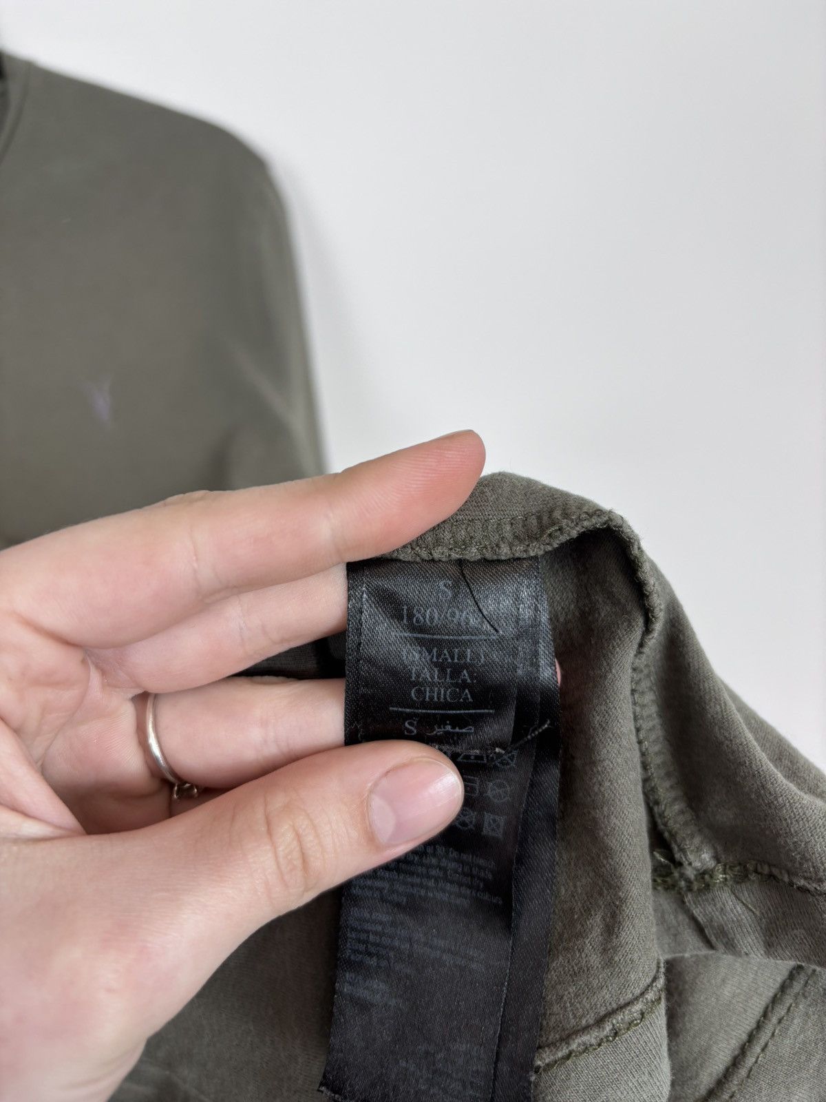 Allsaints AllSaints Brace Tonic Crew Men’s Olive Green T-Shirt Tee Size US S / EU 44-46 / 1 - 11 Thumbnail