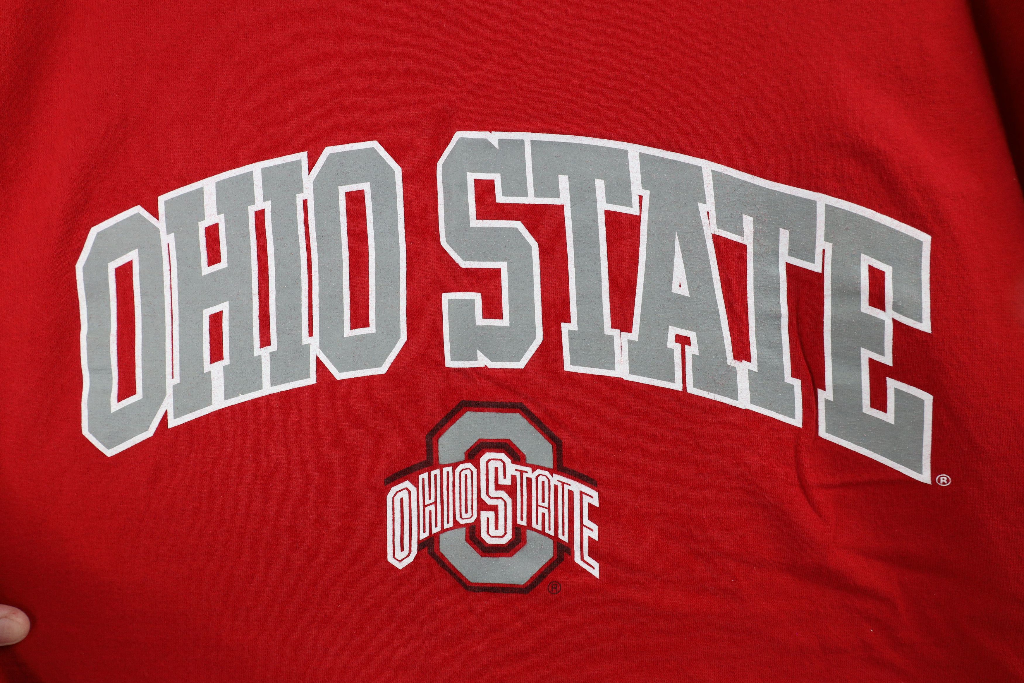 Russell Athletic × Vintage Vintage 90s Russell Athletic Ohio State University T-Shirt Size US L / EU 52-54 / 3 - 5 Thumbnail