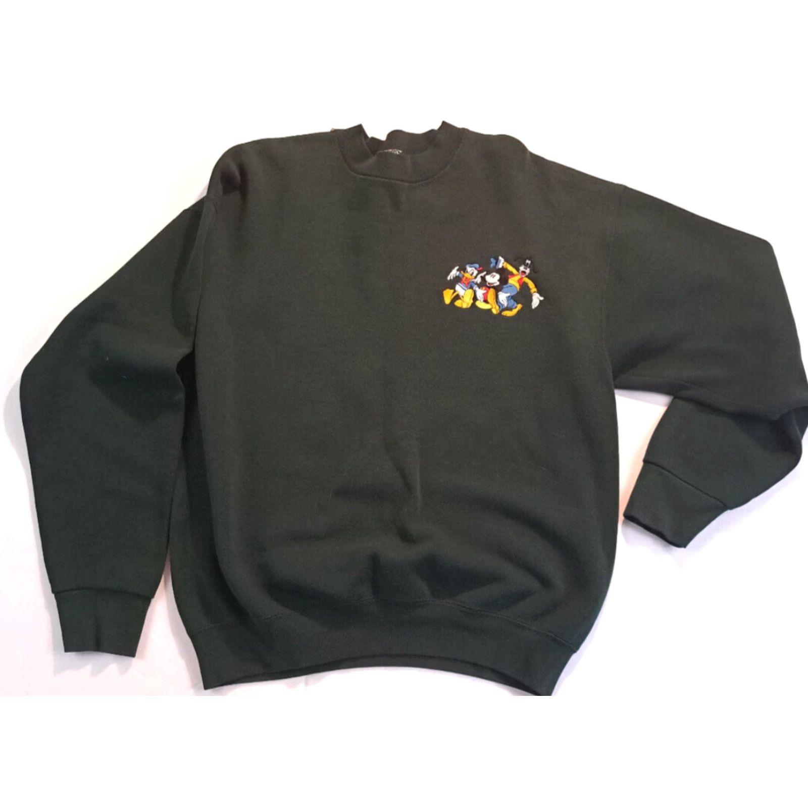 X-LARGE Dancing Donald Mickey and Goofy X-Large USA Made Sweatshirt Mickey&Company Green Size US XL / EU 56 / 4 - 2 Thumbnail