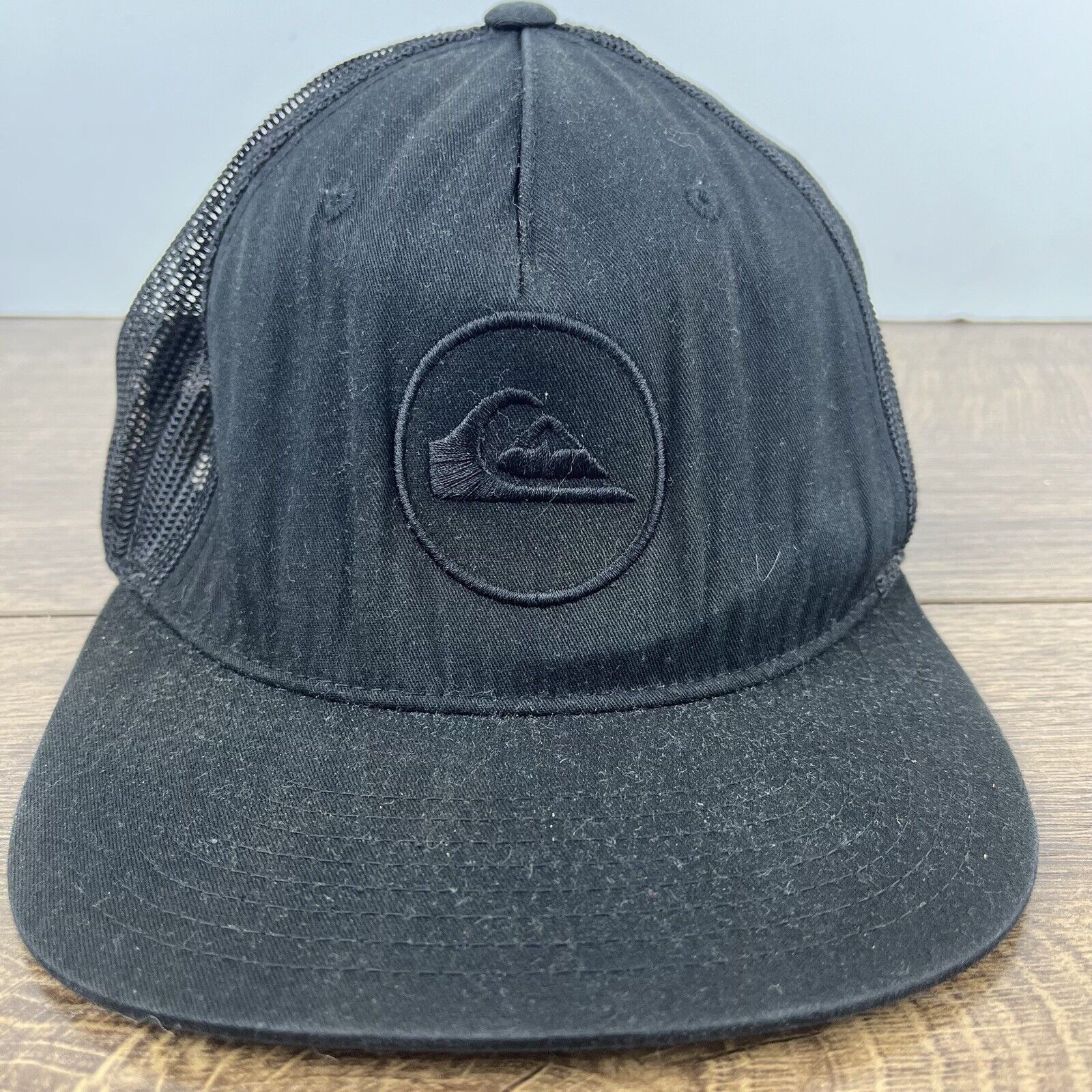 Other Quicksilver Hat Quick Silver Snapback Hat Black Hat Adjustab Size ONE SIZE - 4 Thumbnail