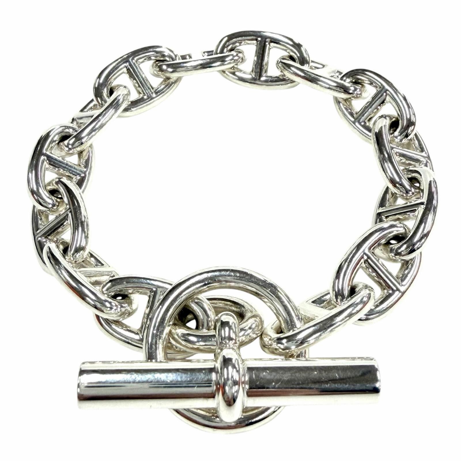 Hermes Hermes Hermes Chaine d’Ancre AG925 Bracelet Precious Metal Bracelet DUTY FREE for USA Size ONE SIZE - 1 Thumbnail