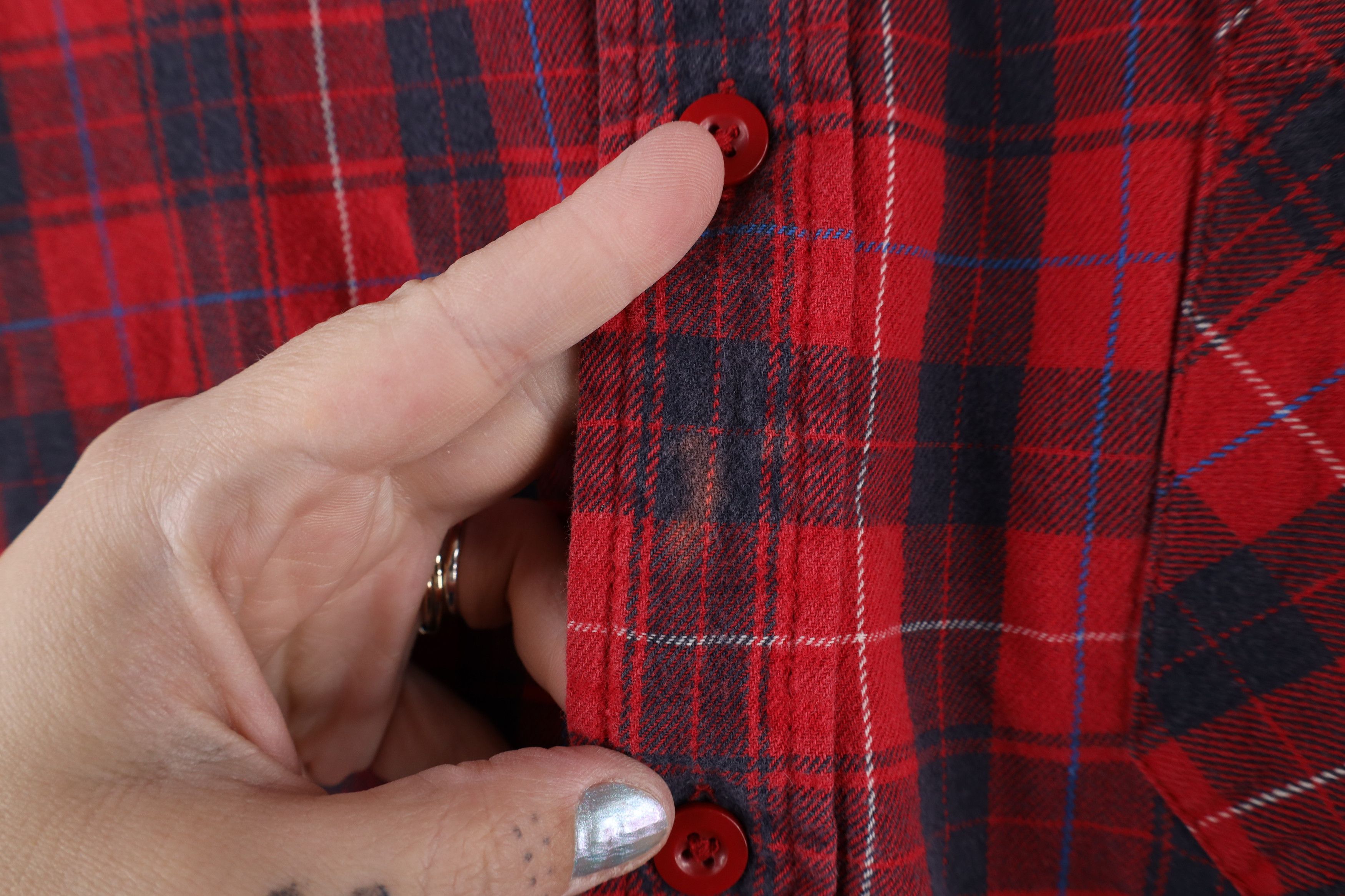 Carhartt × Vintage Vintage Carhartt Spell Out Collared Flannel Button Shirt Size US XXL / EU 58 / 5 - 7 Thumbnail