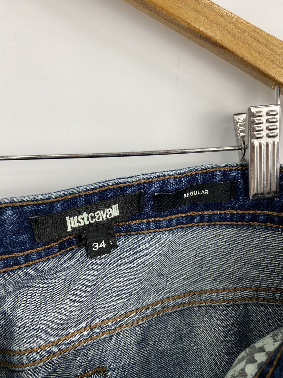 Just Cavalli Just Cavalli Roberto Cavalli Jeans Rare Retro Hype Y2K Size US 34 / EU 50 - 7 Thumbnail