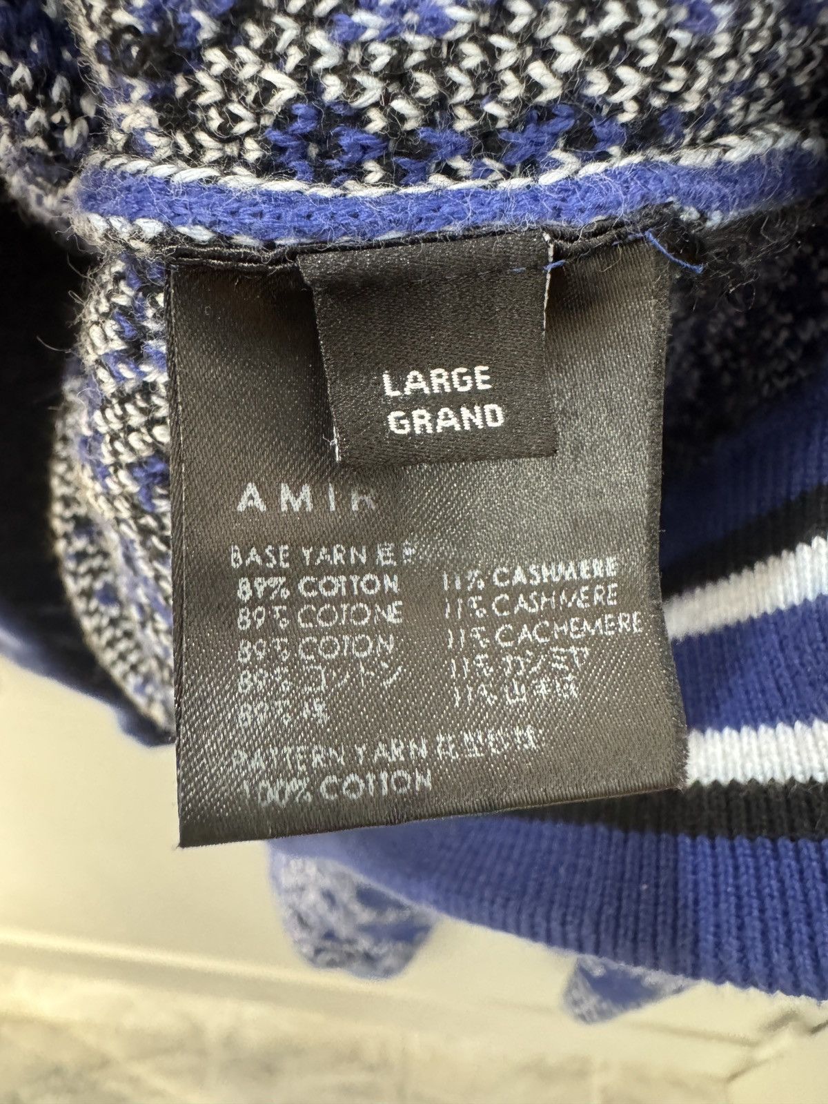 Amiri Amiri Blue Banda Yarn Sweatsuit Set Size US L / EU 52-54 / 3 - 5 Thumbnail