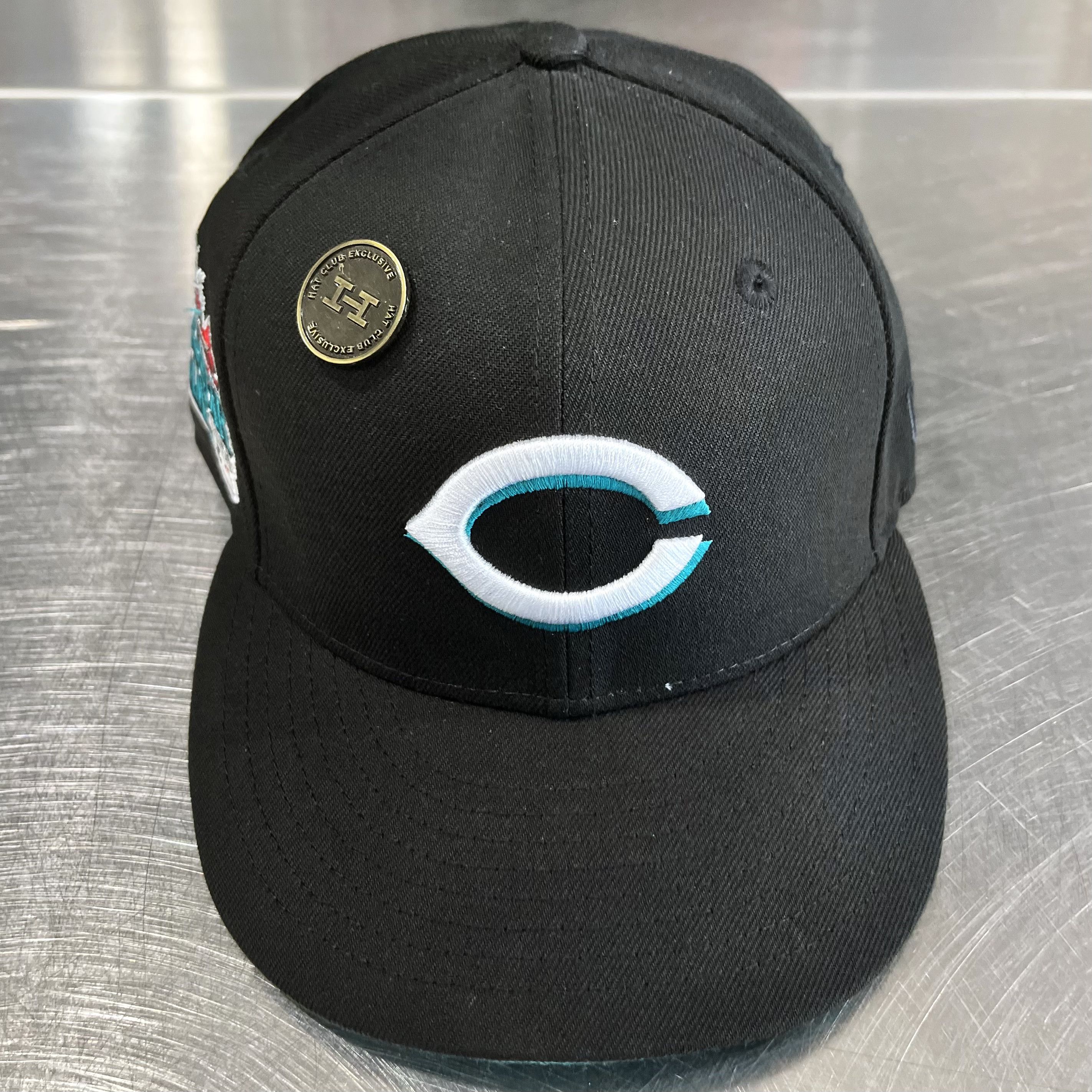 Hat Club × MyFitteds × New Era Cincinnati Reds Emerald Bay ASG 2000 Patch Hat Club 7 1/4 Size ONE SIZE - 2 Thumbnail