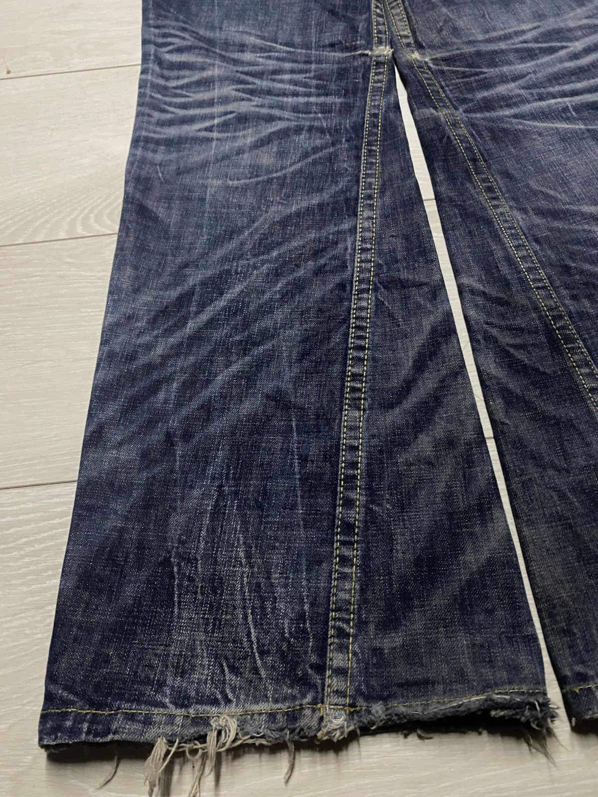 Undercover Japanese Brand Lolita Punk Hybrid Flare Jeans Size US 34 / EU 50 - 9 Thumbnail