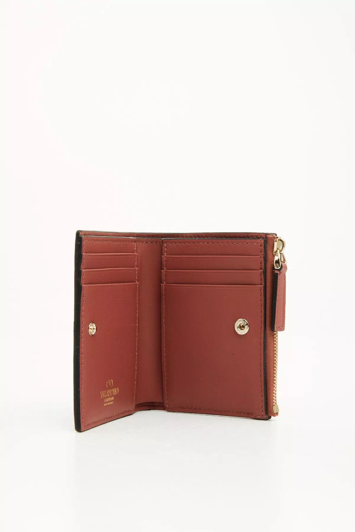 Valentino o1s1wg110426 Size: OS / Vlogo Walk Compact Nappa Wallet Size ONE SIZE - 3 Thumbnail
