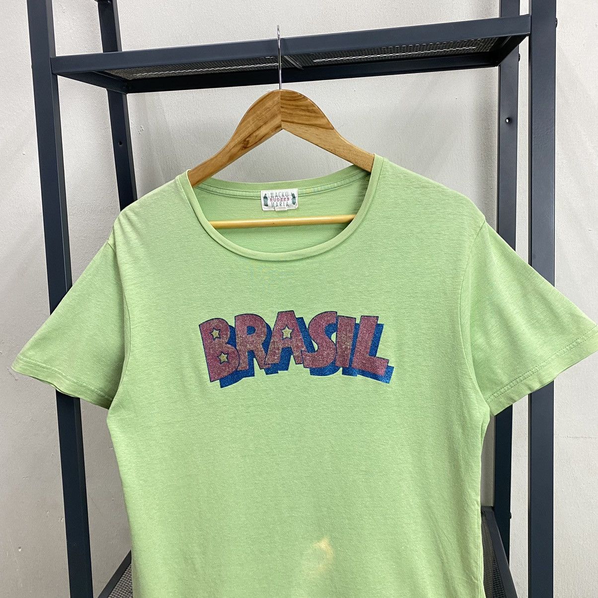 Wacko Maria iron on BRASIL tee Size US M / EU 48-50 / 2 - 3 Thumbnail
