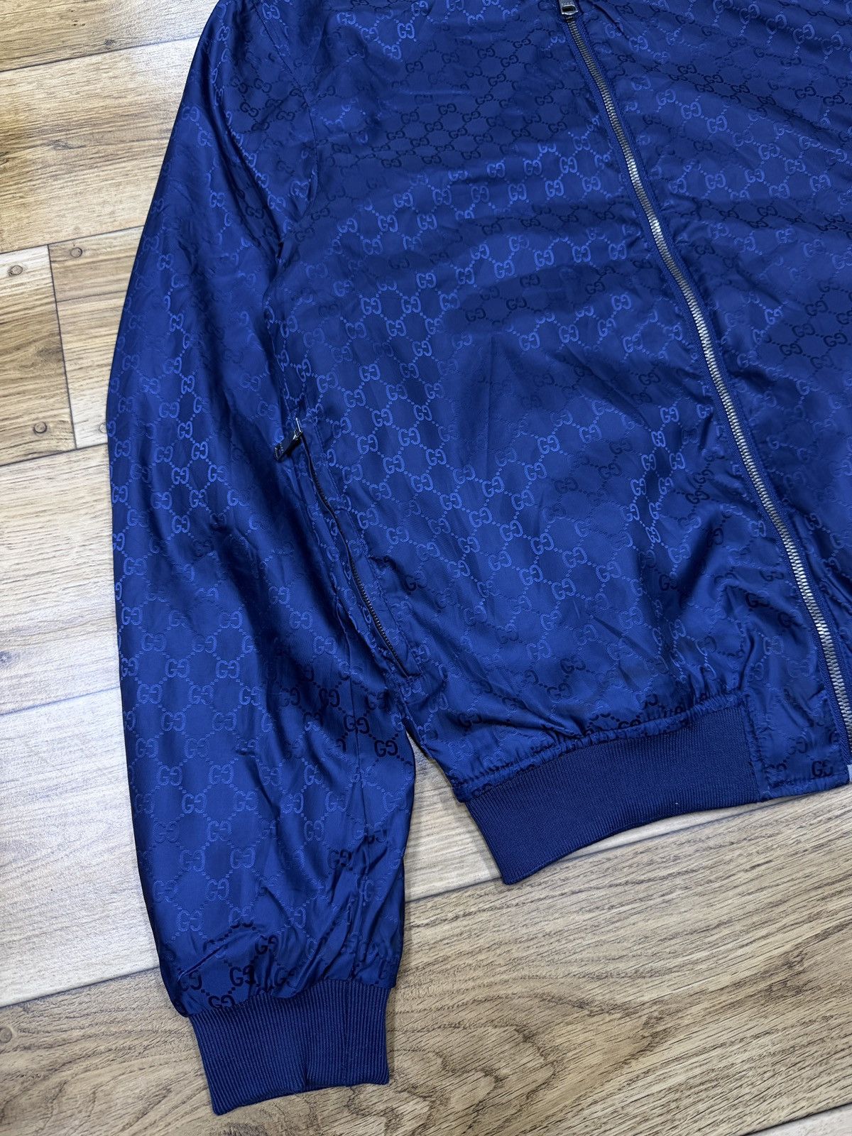 Gucci Gg nylon reversible bomper Size US M / EU 48-50 / 2 - 5 Thumbnail