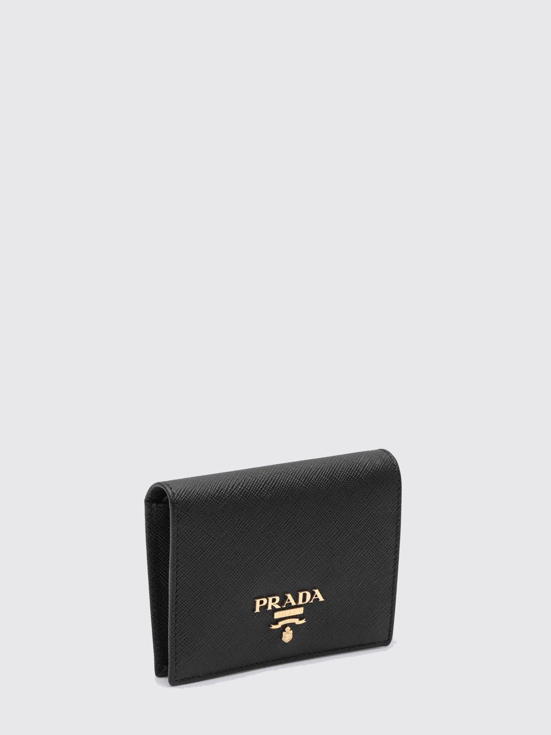 Prada Prada Wallet Woman Black Size ONE SIZE - 1 Preview