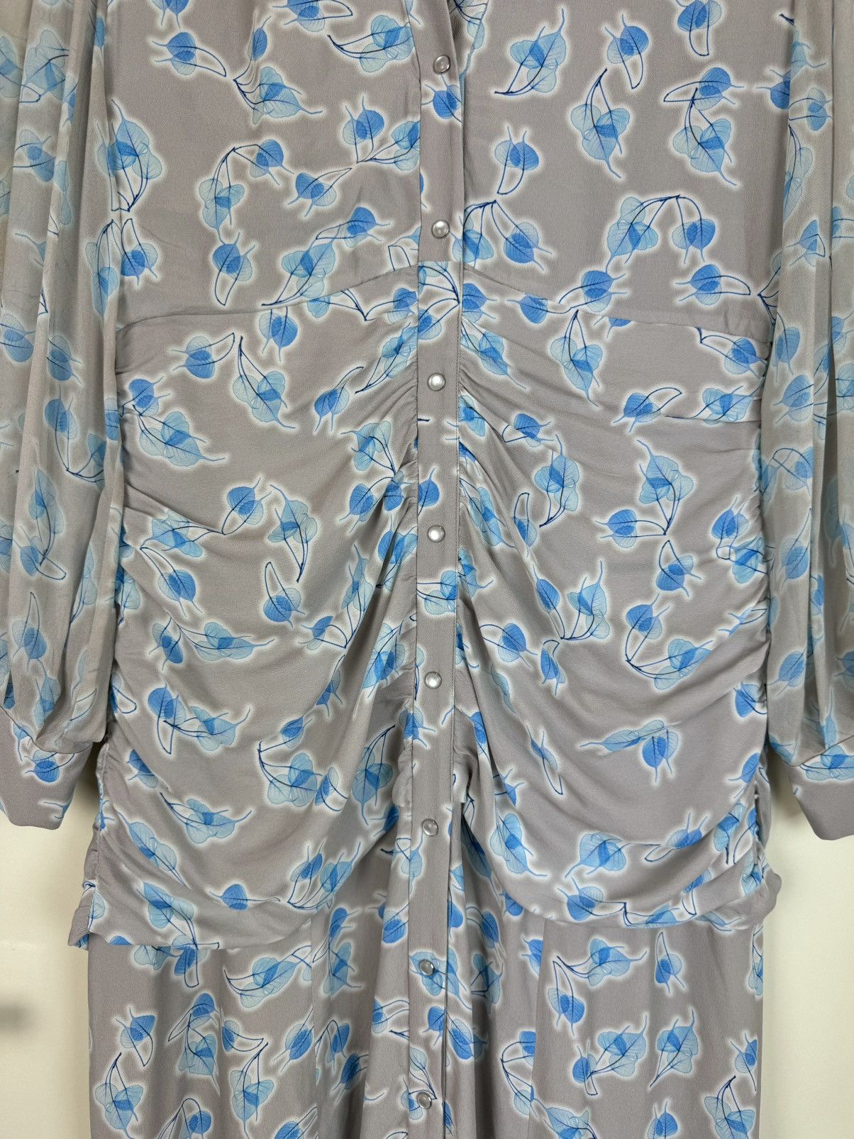DOROTHEE SCHUMACHER Dorothee Schumacher silk leaves floral maxi dress gown L Size L / US 10 / IT 46 - 6 Thumbnail