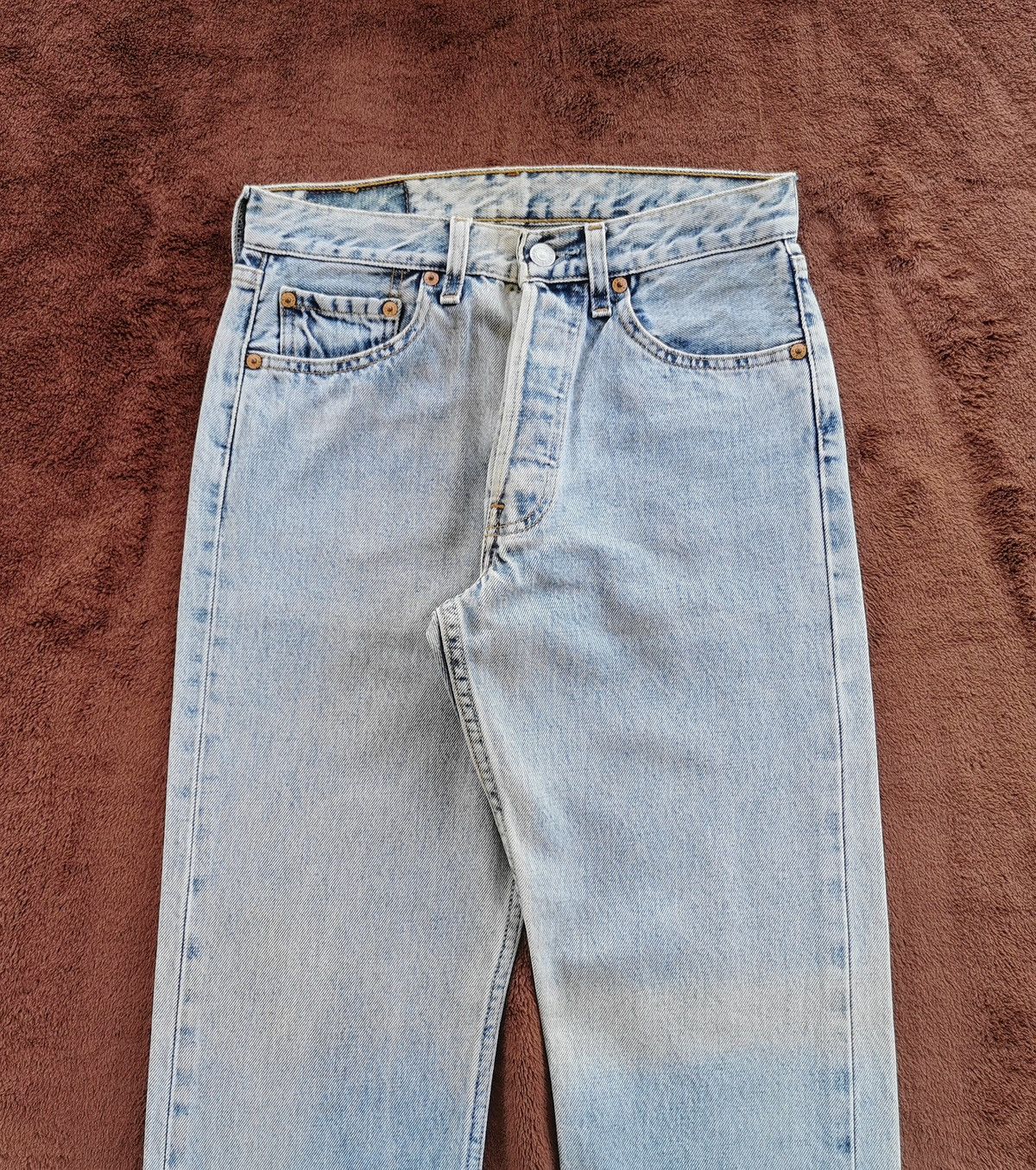 Levi's Vintage Levis 501 Denim Jeans Size 27" / US 4 / IT 40 - 2 Thumbnail
