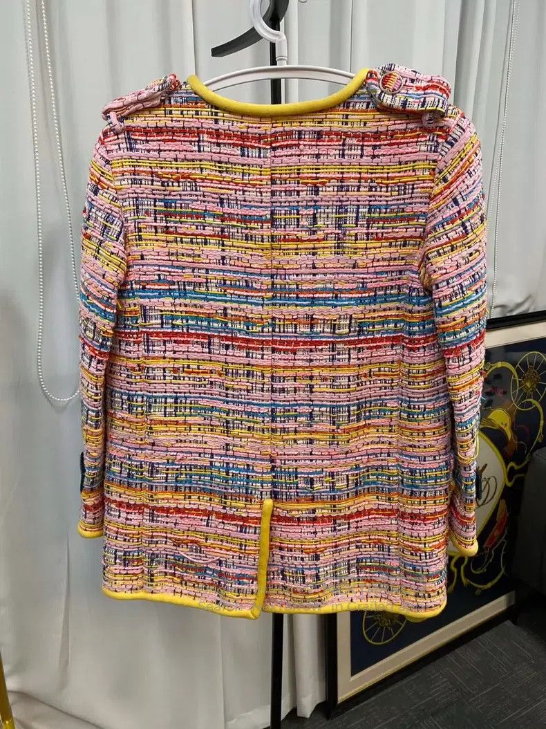 Chanel Chanel Soft tweed coarse tweed medium and long coat Size XXS / US 00 / IT 34 - 4 Thumbnail