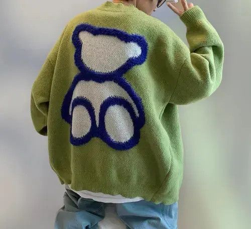 Japanese Brand New Special Release Cool Hype Bear Cardigan Jacket Size US L / EU 52-54 / 3 - 1 Thumbnail