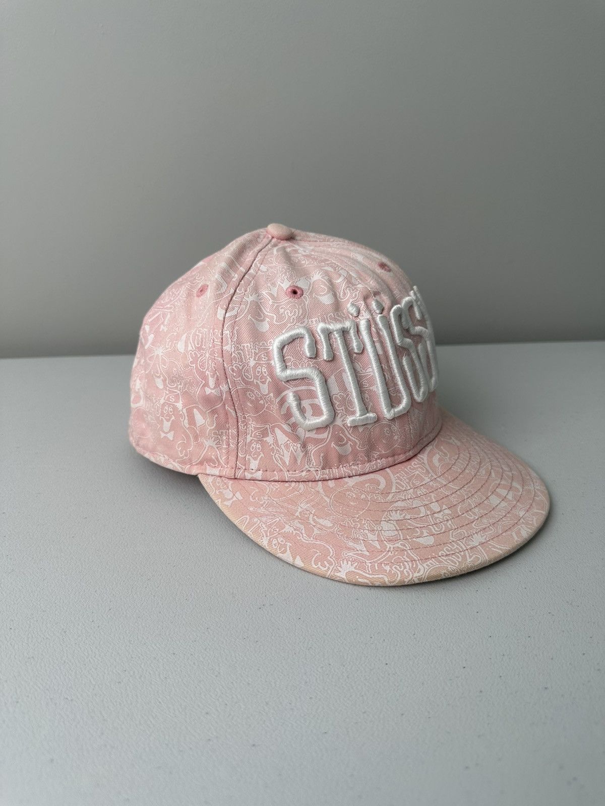 New Era × Stussy Vintage Stussy Y2k New Era Snapback Hat Cap Size ONE SIZE - 7 Thumbnail