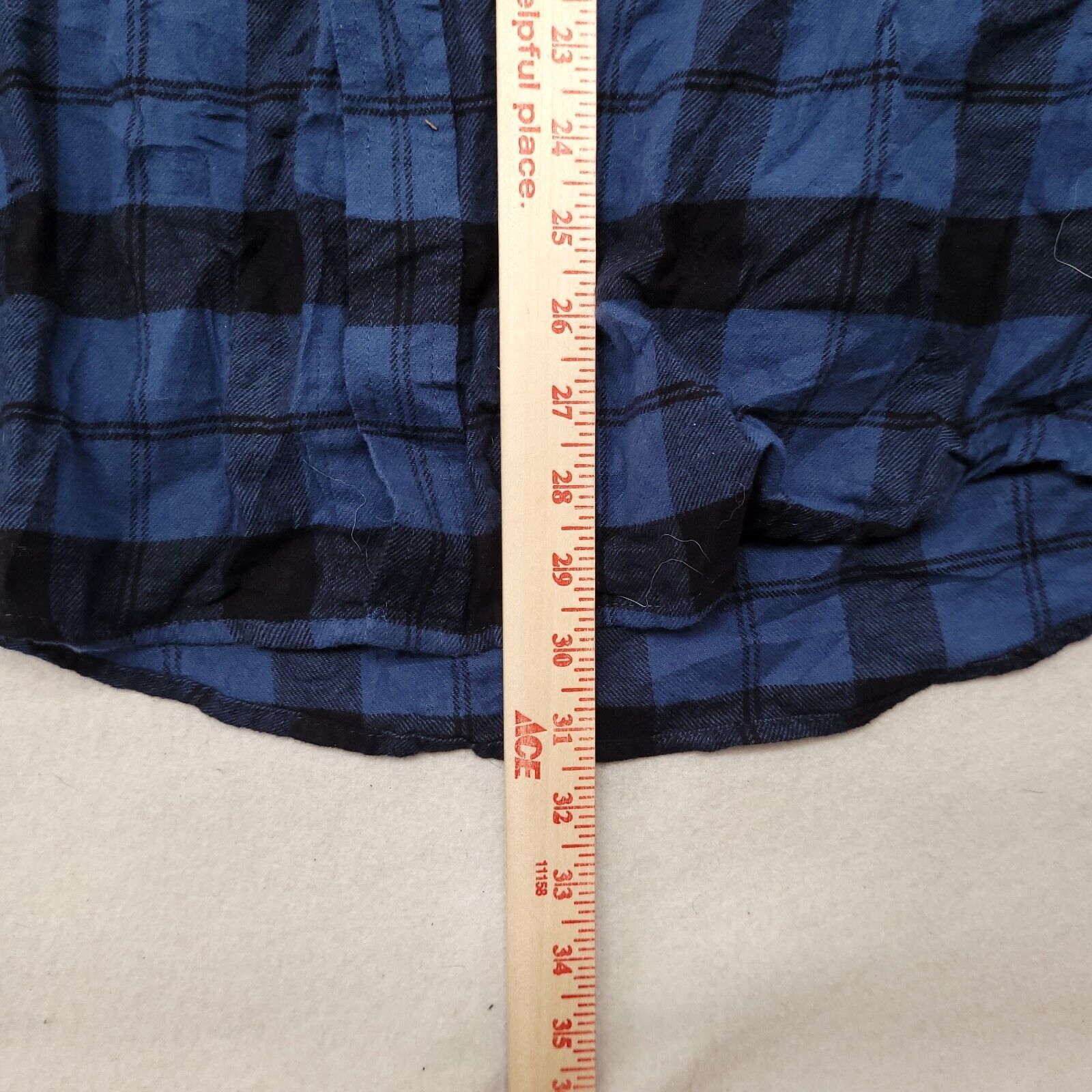Croft & Barrow Croft & Barrow Buffalo Check Flannel Shirt Mens Size XL Blue Size US XL / EU 56 / 4 - 8 Thumbnail