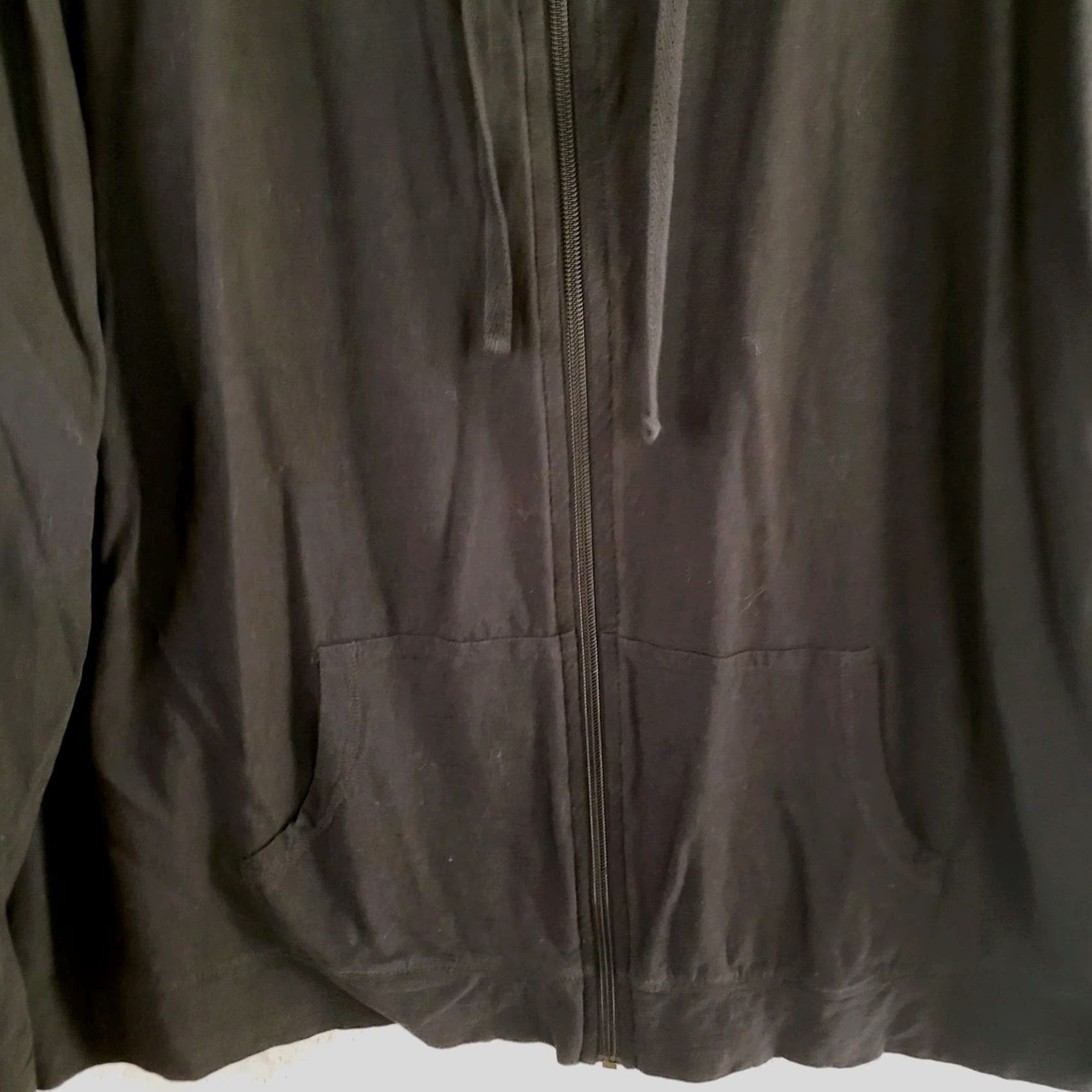 Hanes Hanes ComfortSoft EcoSmart Women's Jersey Full-Zip Hoodie Sweatshirt 2X Black Jersey Hooded Zip Pockets Activewear Modern Comfort Size XXL / US 16-18 / IT 52-54 - 2 Thumbnail