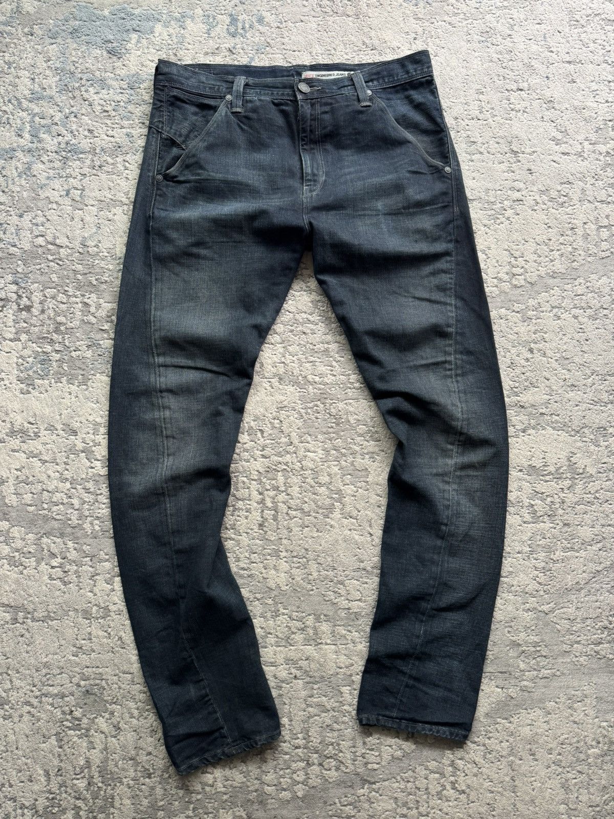 Levi's Vintage Clothing Levis Engineered Buckle Back Denim Jeans Size 34 Size US 34 / EU 50 - 6 Thumbnail