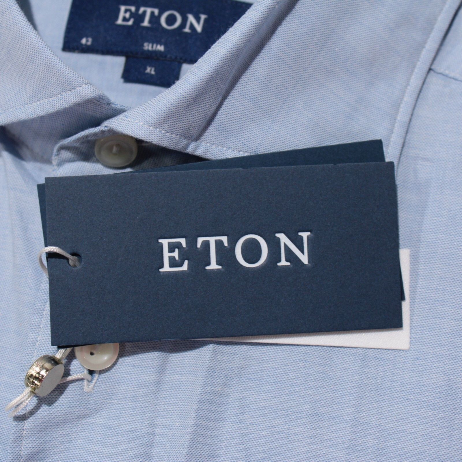 Eton Eton New with tags Shirt Size XL US In Blue Size US XL / EU 56 / 4 - 2 Thumbnail