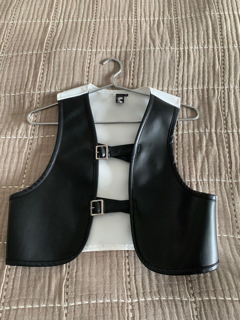 Comme des Garcons Comme Des Garçons two tone cropped vest Size L / US 10 / IT 46 - 1 Thumbnail