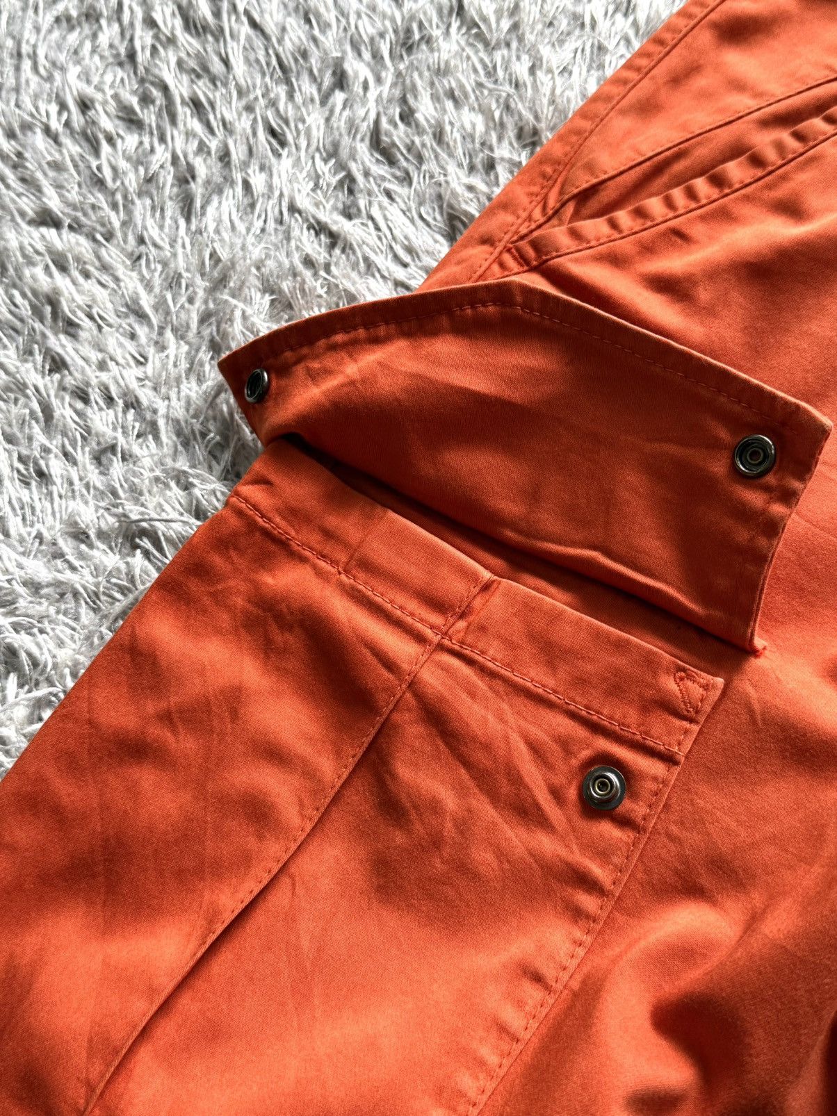 C.P. Company C.P. COMPANY ORANGE GARMENT DYED CARGO PANTS Size US 33 - 4 Thumbnail
