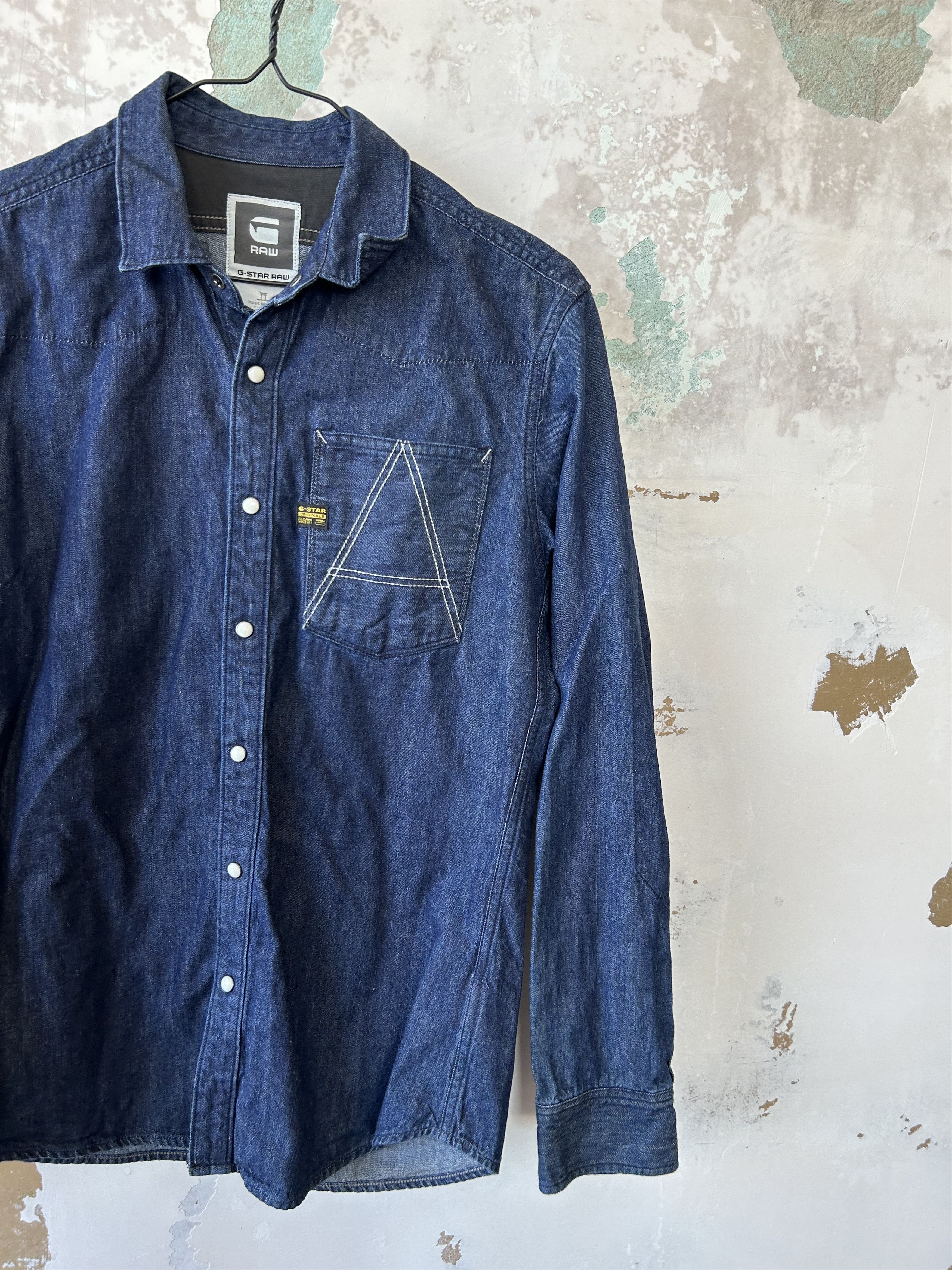 G-Star G-Star Raw Denim Shirt Blue Western Size US M / EU 48-50 / 2 - 2 Thumbnail