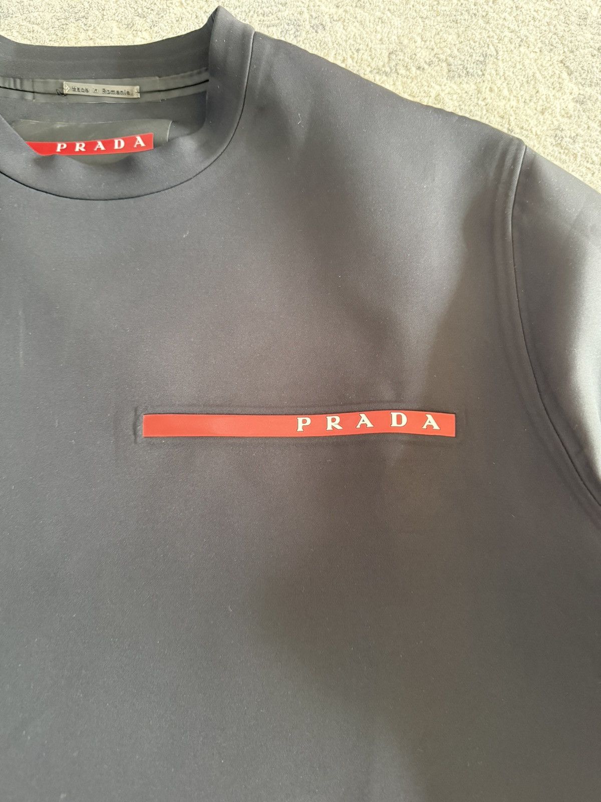 Prada Prada Crewneck Technical Jersey Sweatshirt Size US L / EU 52-54 / 3 - 2 Thumbnail