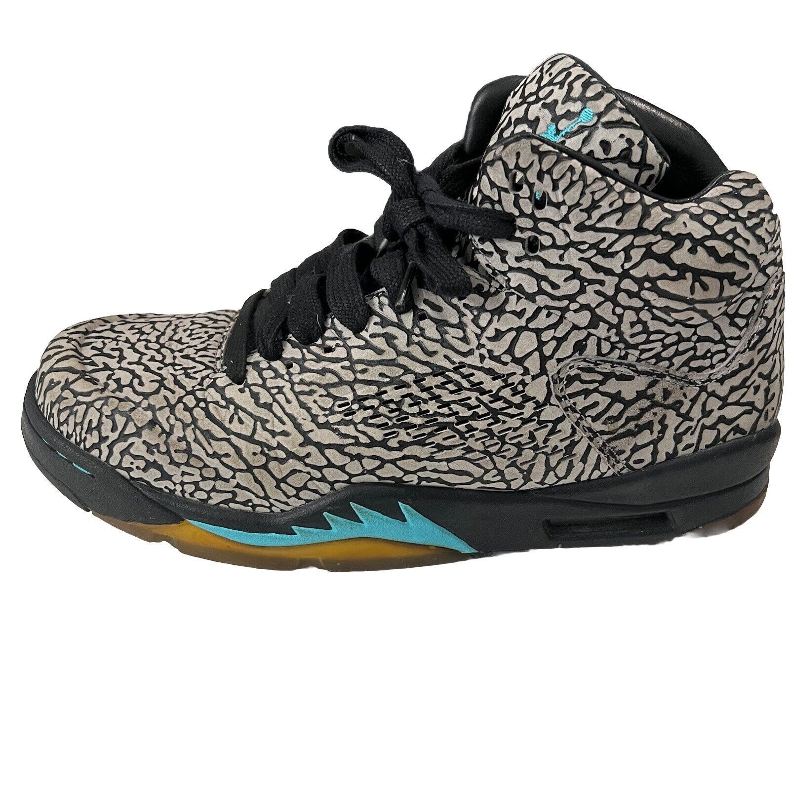 Nike Nike Air Jordan 5 3Lab5 Size 10.5 599581-007 Gray Black Blue Size US 10.5 / EU 43-44 - 2 Thumbnail