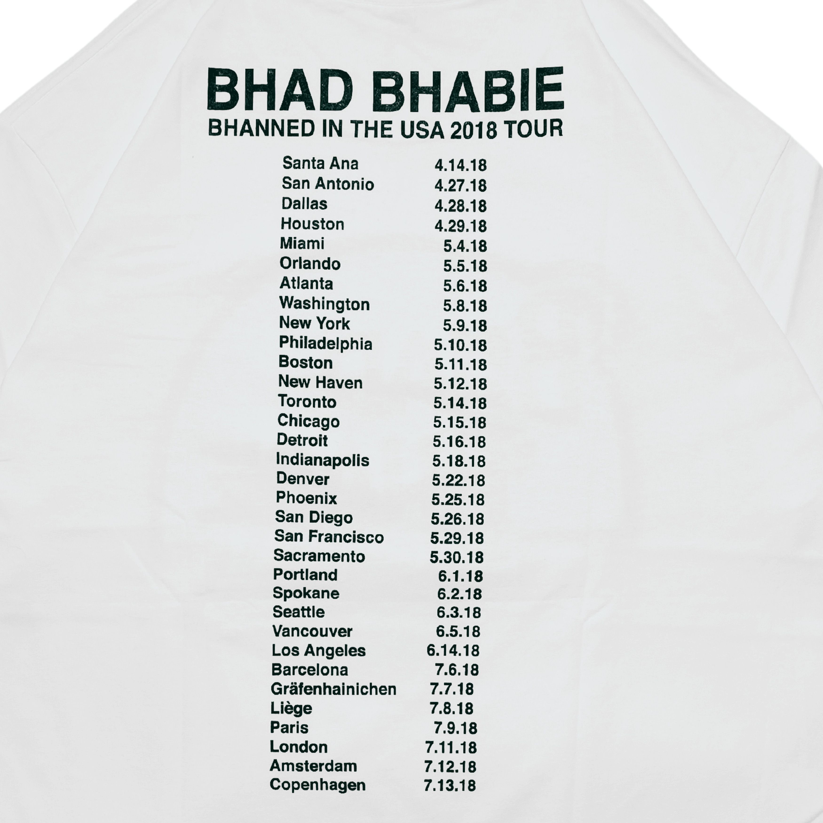 Band Tees Bhad Bhabie - White Shirt Size US L / EU 52-54 / 3 - 5 Thumbnail