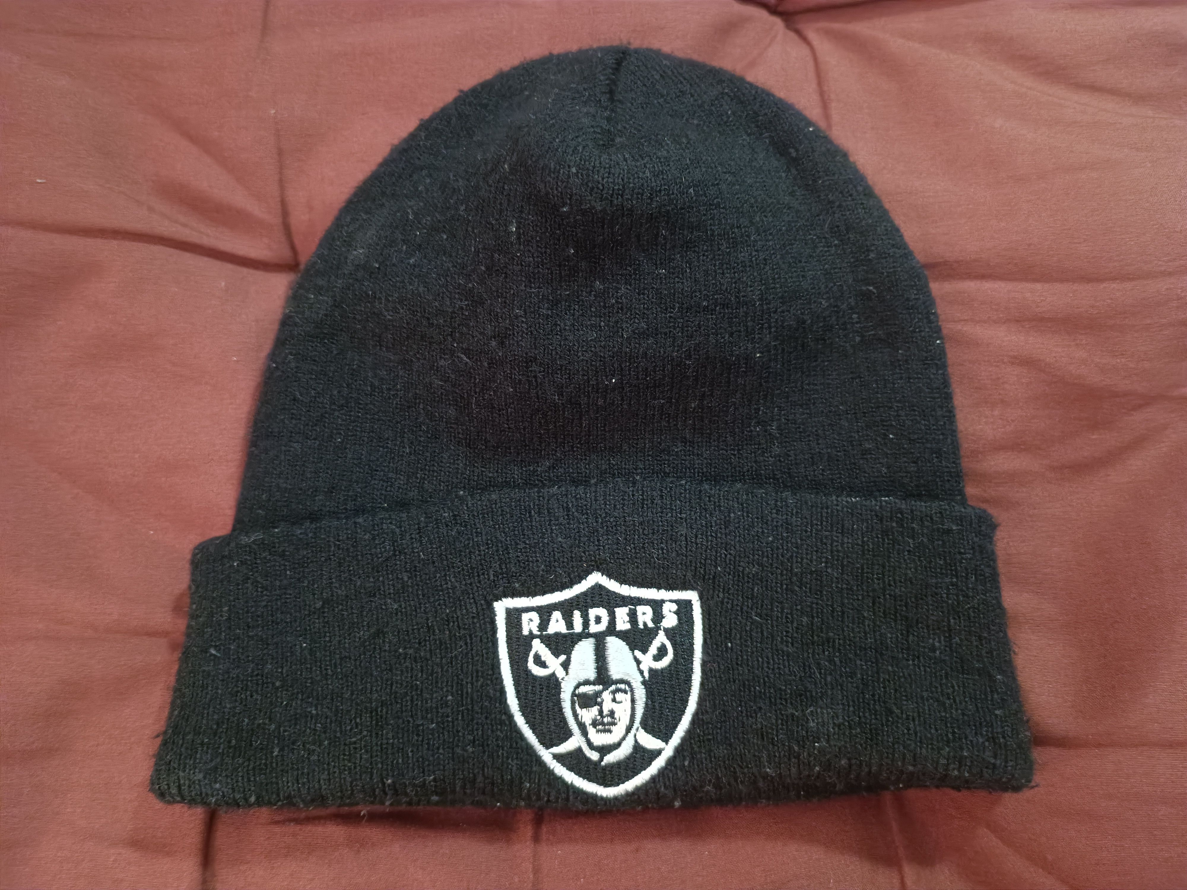 NFL Raiders Beanie Hat Size ONE SIZE - 1 Thumbnail
