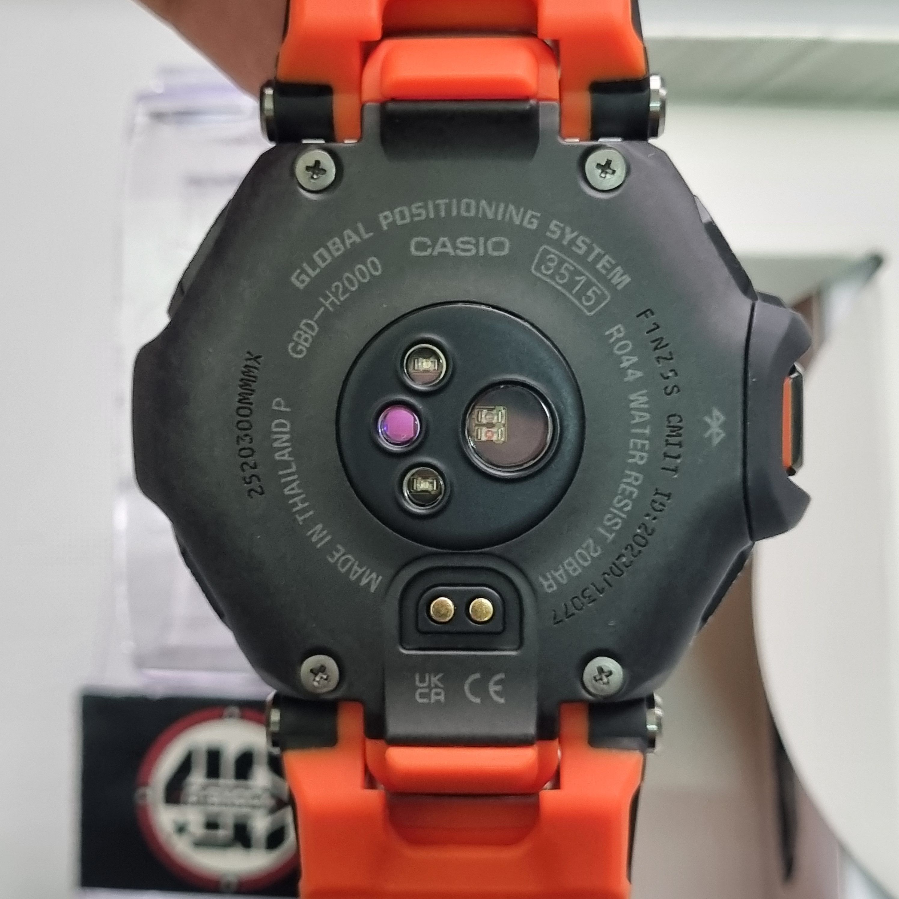 Casio × G Shock Casio Gshock GBD-H2000-1AJR 6 Sensors + Heart Rate Monitor Size ONE SIZE - 5 Thumbnail