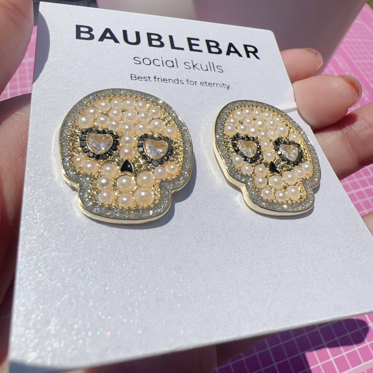 Designer Baublebar Pearl paved social skulls Best friends for eternit Size ONE SIZE - 3 Thumbnail