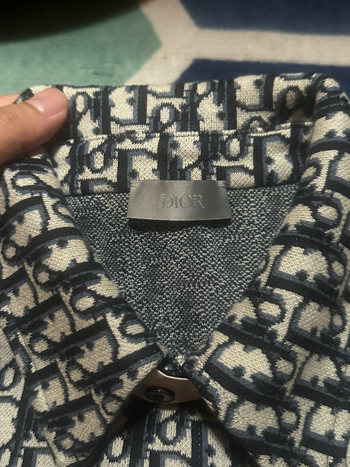 Dior Christian dior oblique over knitshirt Size US S / EU 44-46 / 1 - 3 Thumbnail