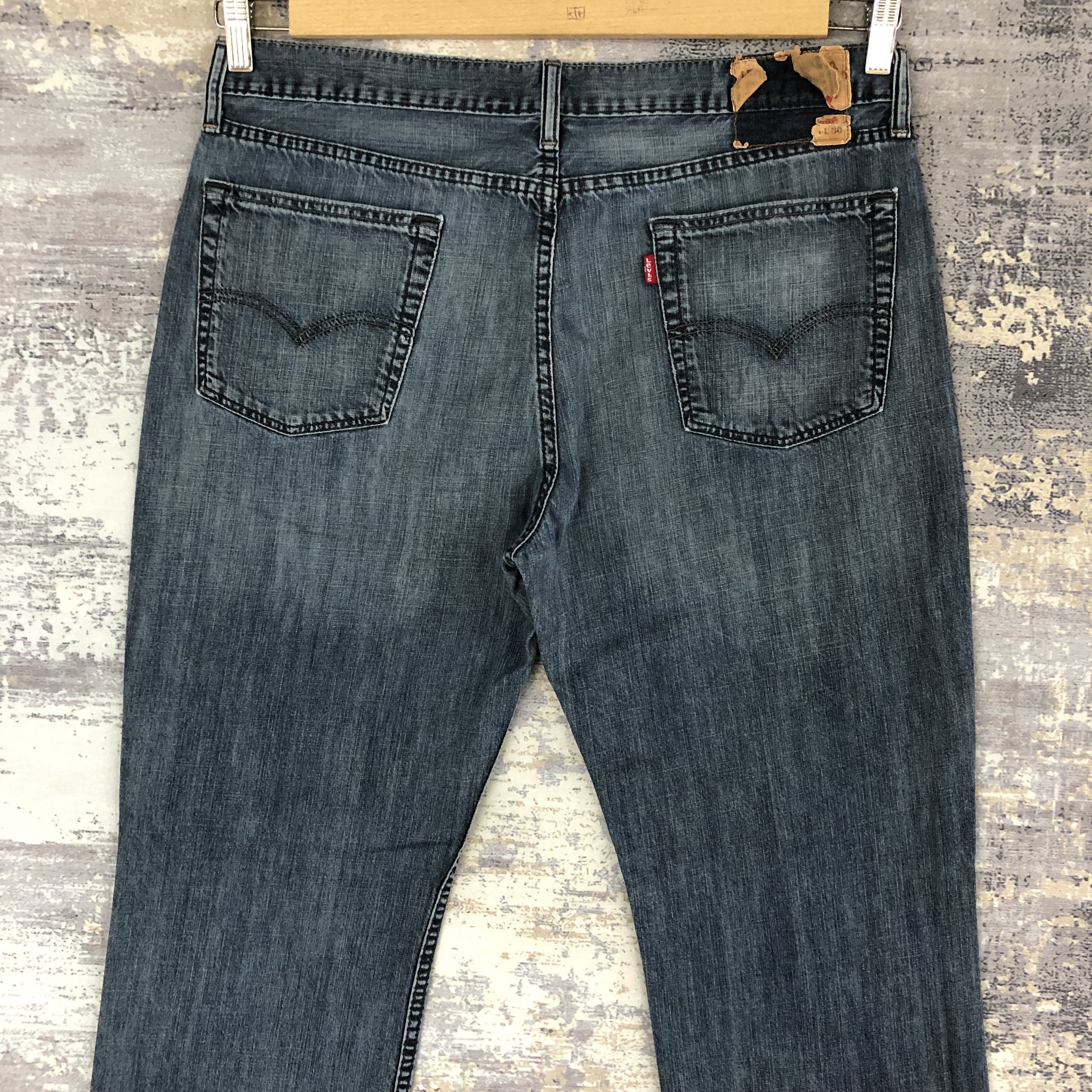Levi's Vintage Levis Straight Leg Jeans Levi's Faded Denim Pants Size US 34 / EU 50 - 4 Thumbnail