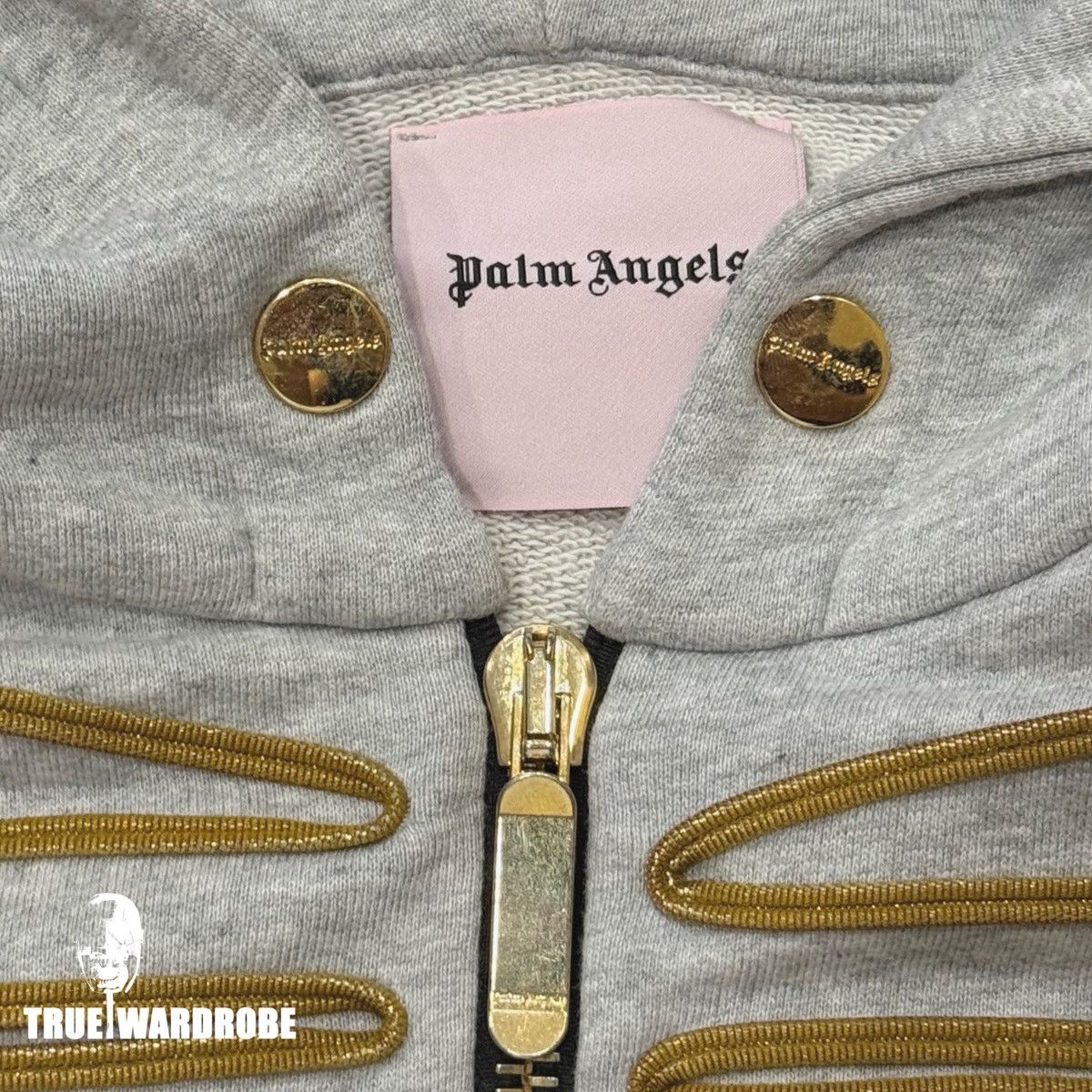 Palm Angels SS16 Palm Angels Grey Napoleon Hussar Hoodie Size US M / EU 48-50 / 2 - 3 Thumbnail